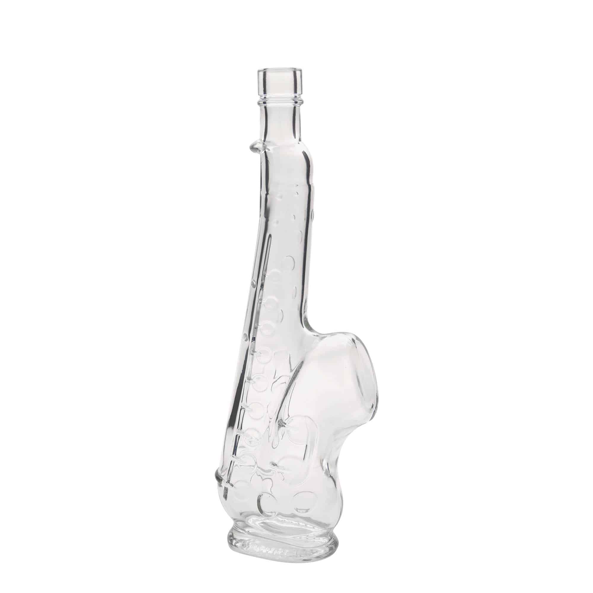 Bouteille en verre 500 ml 'Saxophone', bouchage: bouchon