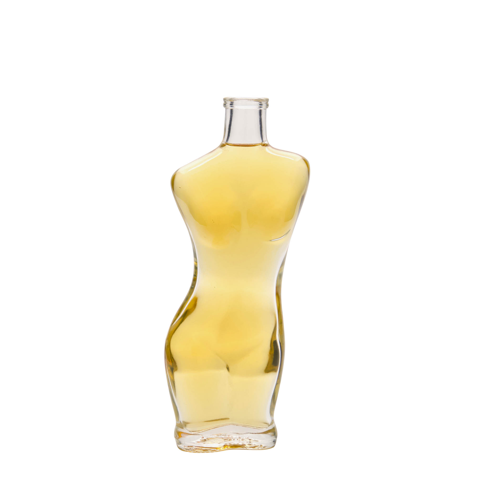 Bouteille en verre 200 ml 'Eva', bouchage: bouchon