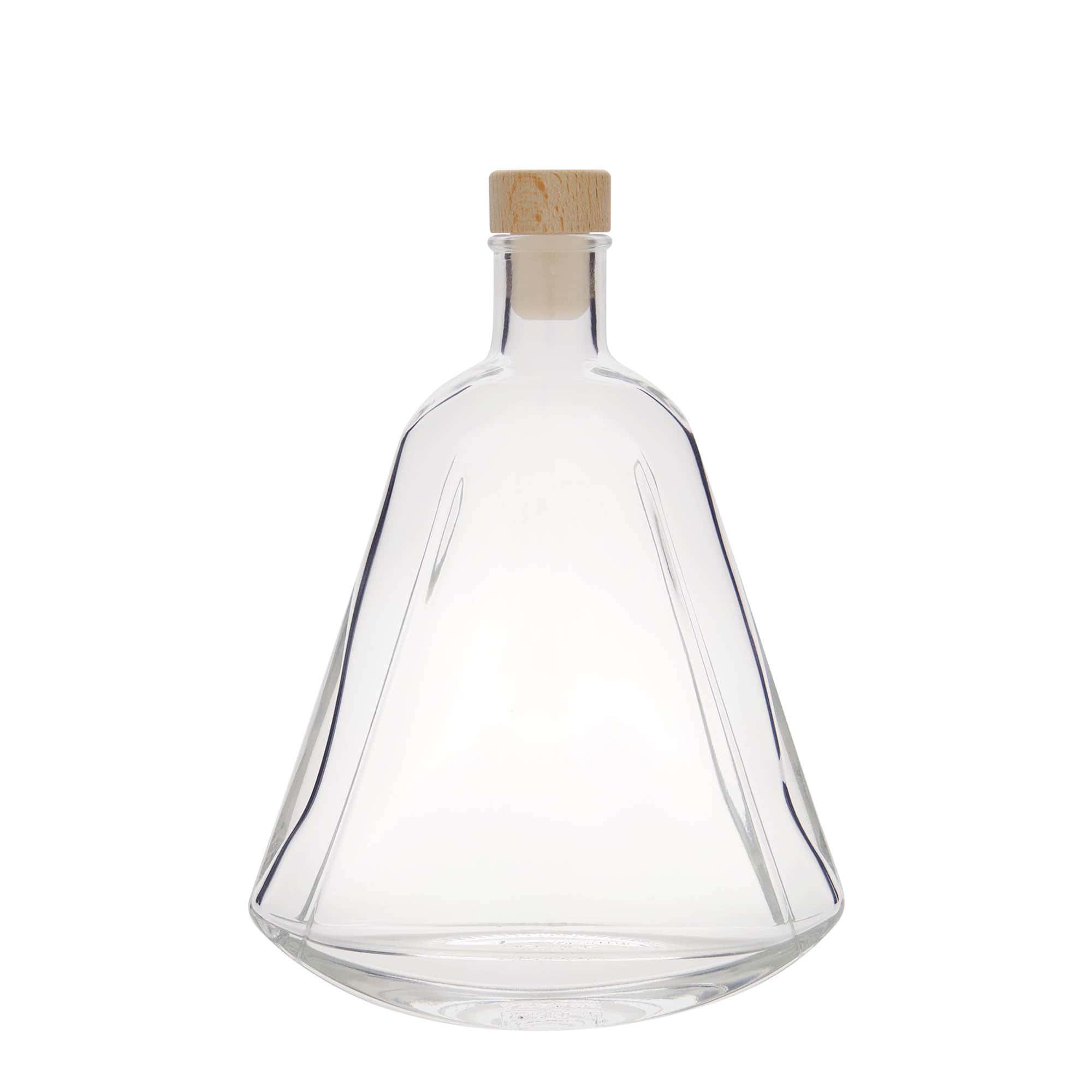 Bouteille en verre 350 ml 'Maurizio', ovale, bouchage: bouchon