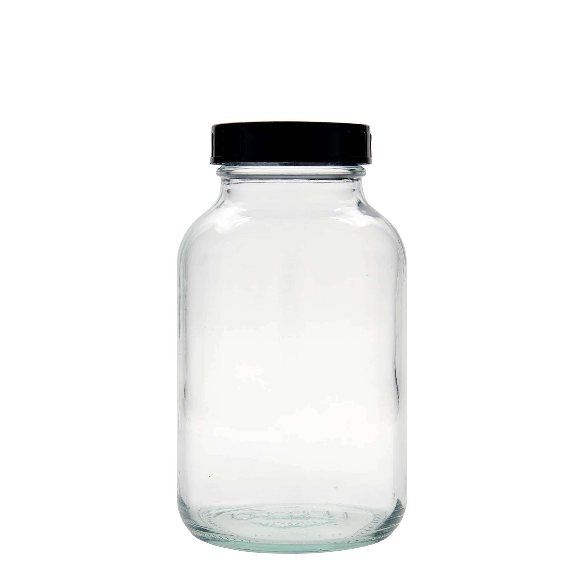 Pot met brede hals, 1000 ml, monding: DIN 68