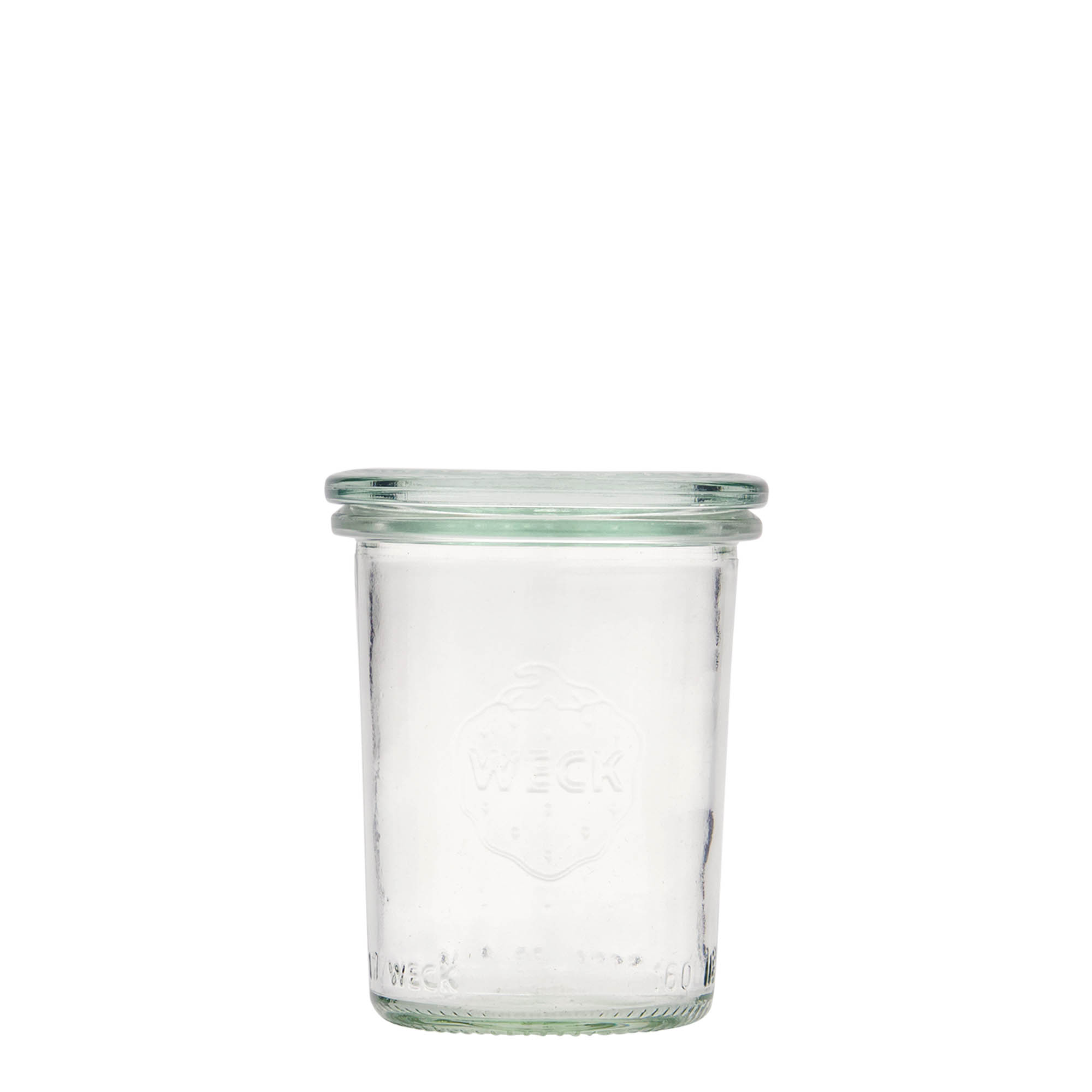 WECK-stortglas, 160 ml, monding: ronde rand