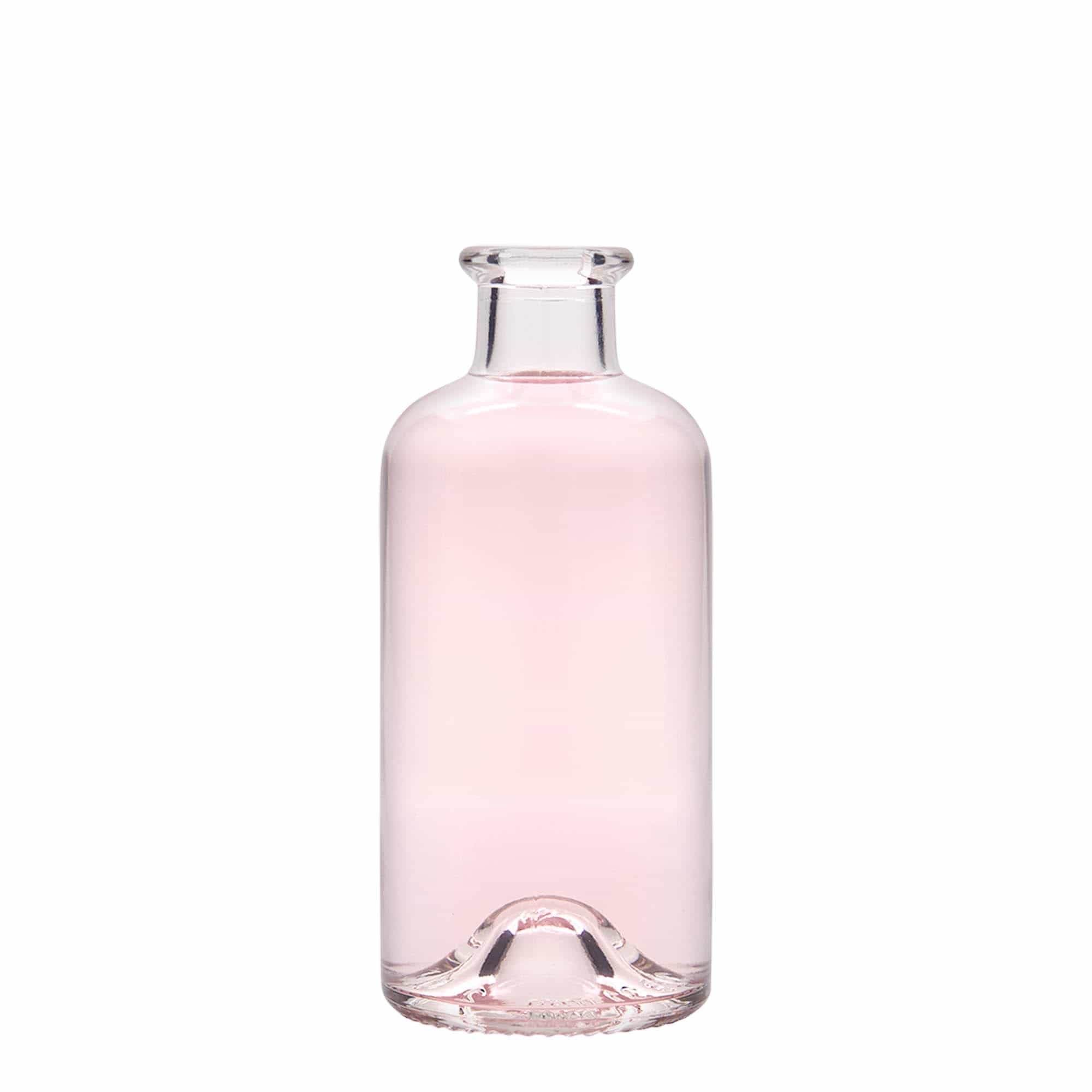 Glazen fles Apotheker, 200 ml, monding: kurk