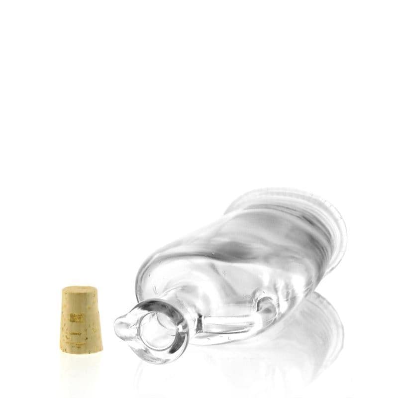 Bouteille en verre 500 ml 'Eleganta', ovale, bouchage: bouchon