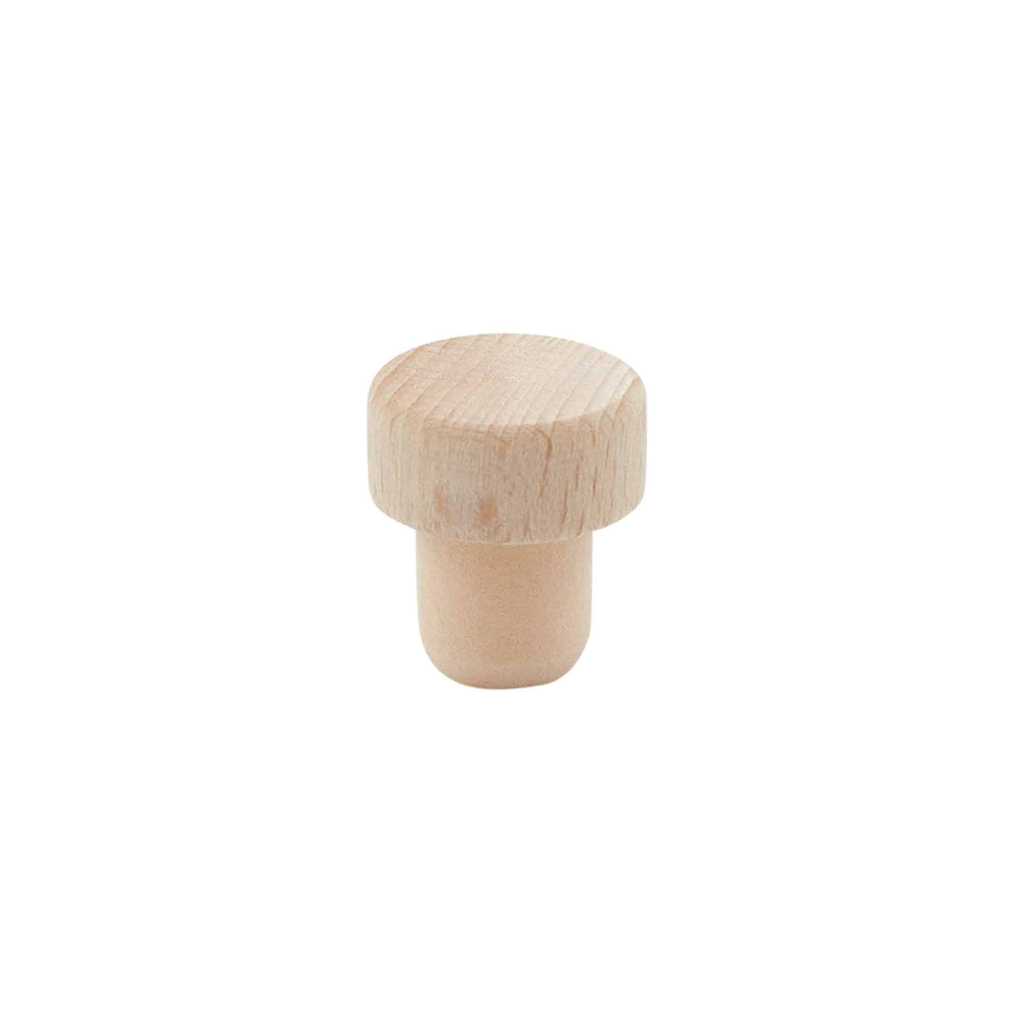 Dopkurk, 14 mm, hout, voor monding: kurk