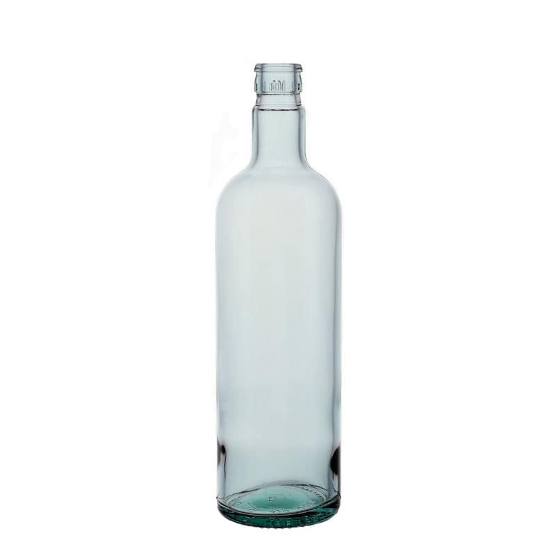 Bouteille de vinaigre / d’huile 750 ml 'Willy New', verre, vert clair, bouchage: DOP