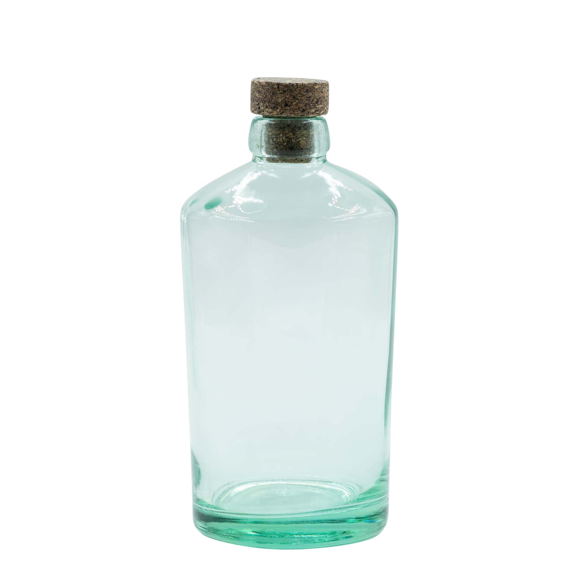 Bouteille en verre 700 ml 'Barrel', bouchage: bouchon