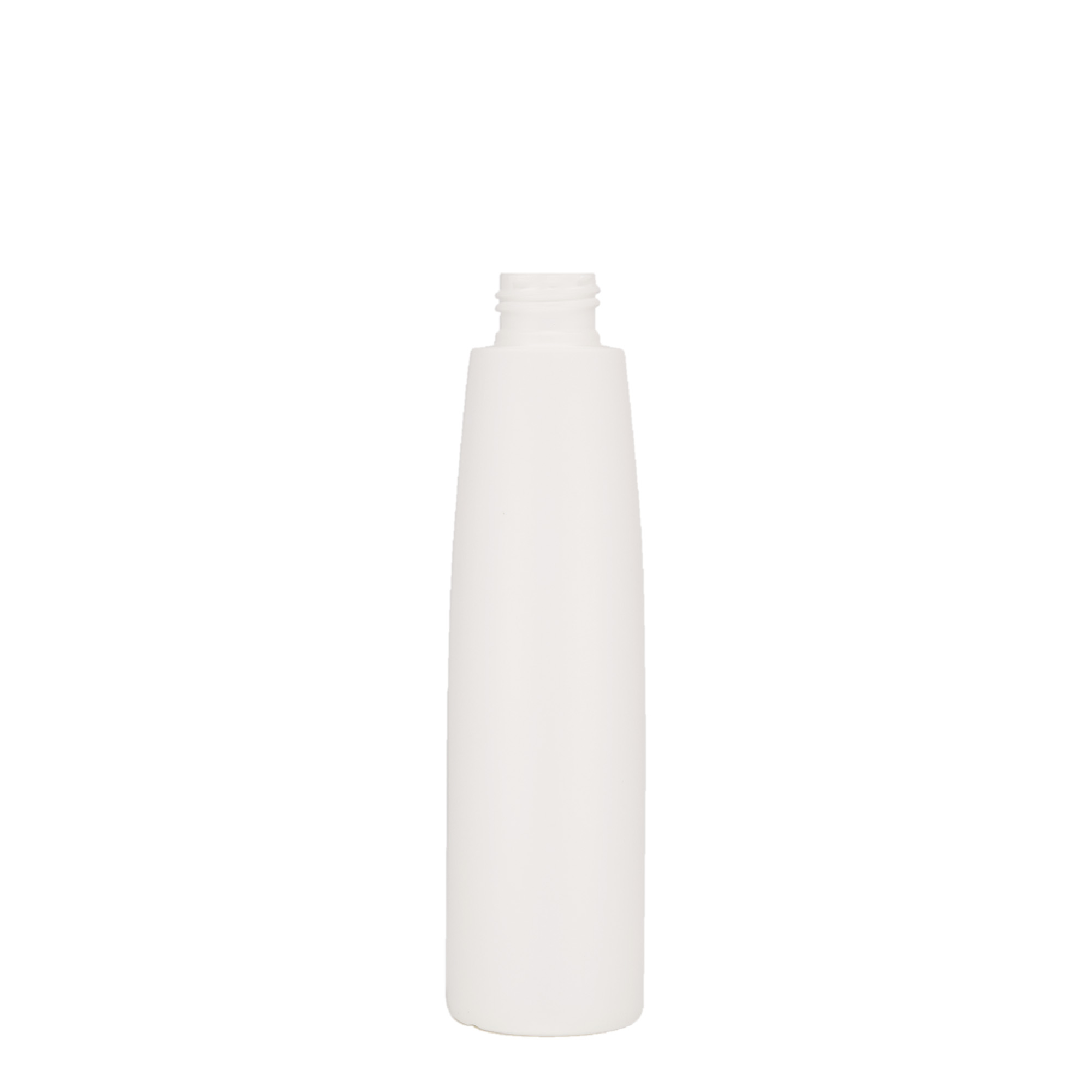 Bouteille en plastique 200 ml 'Donald', PEHD, blanche, bouchage: GPI 24/410