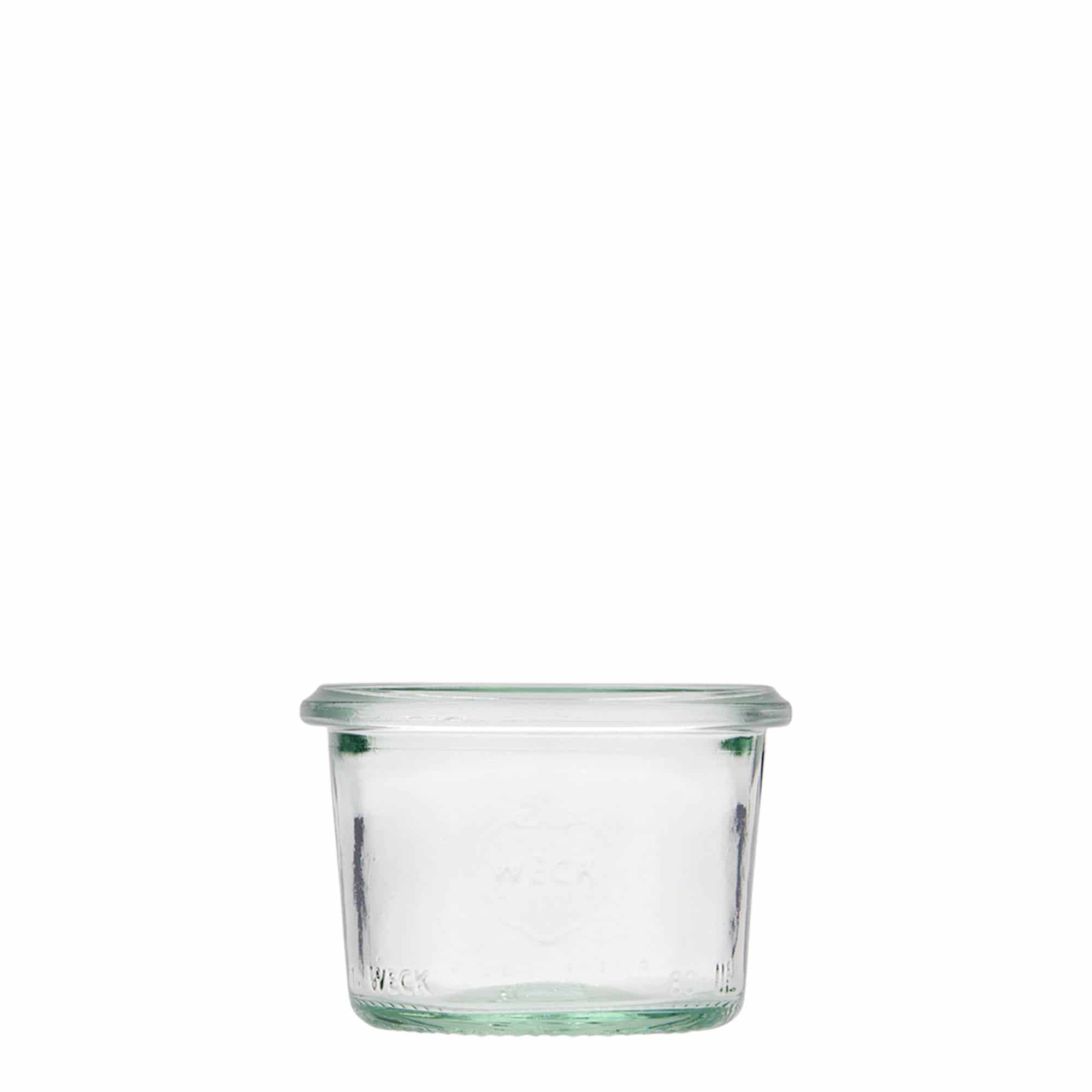 Verrine WECK 80 ml, bouchage: bords arrondis