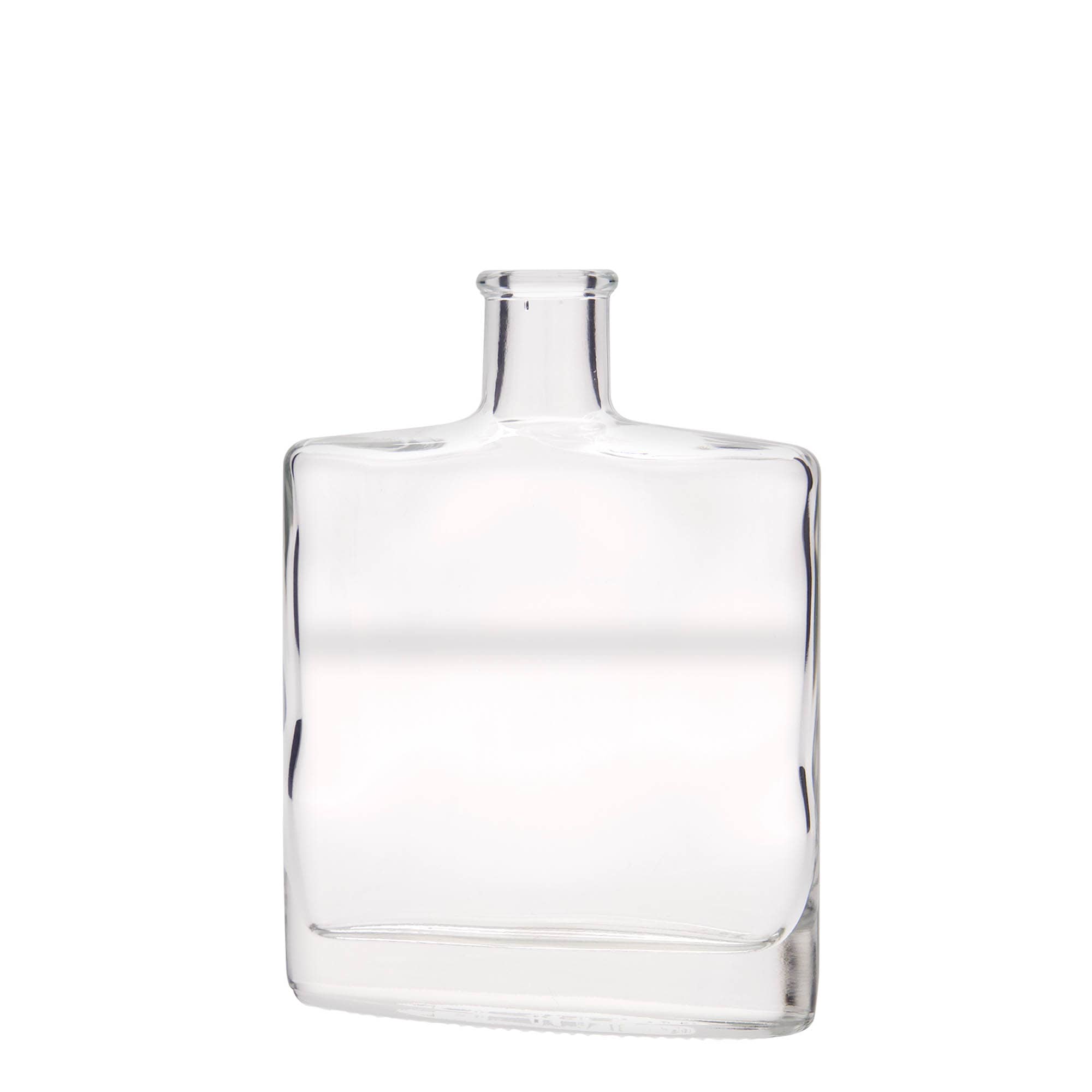 Bouteille en verre 350 ml 'Zorbas', ovale, bouchage: bouchon