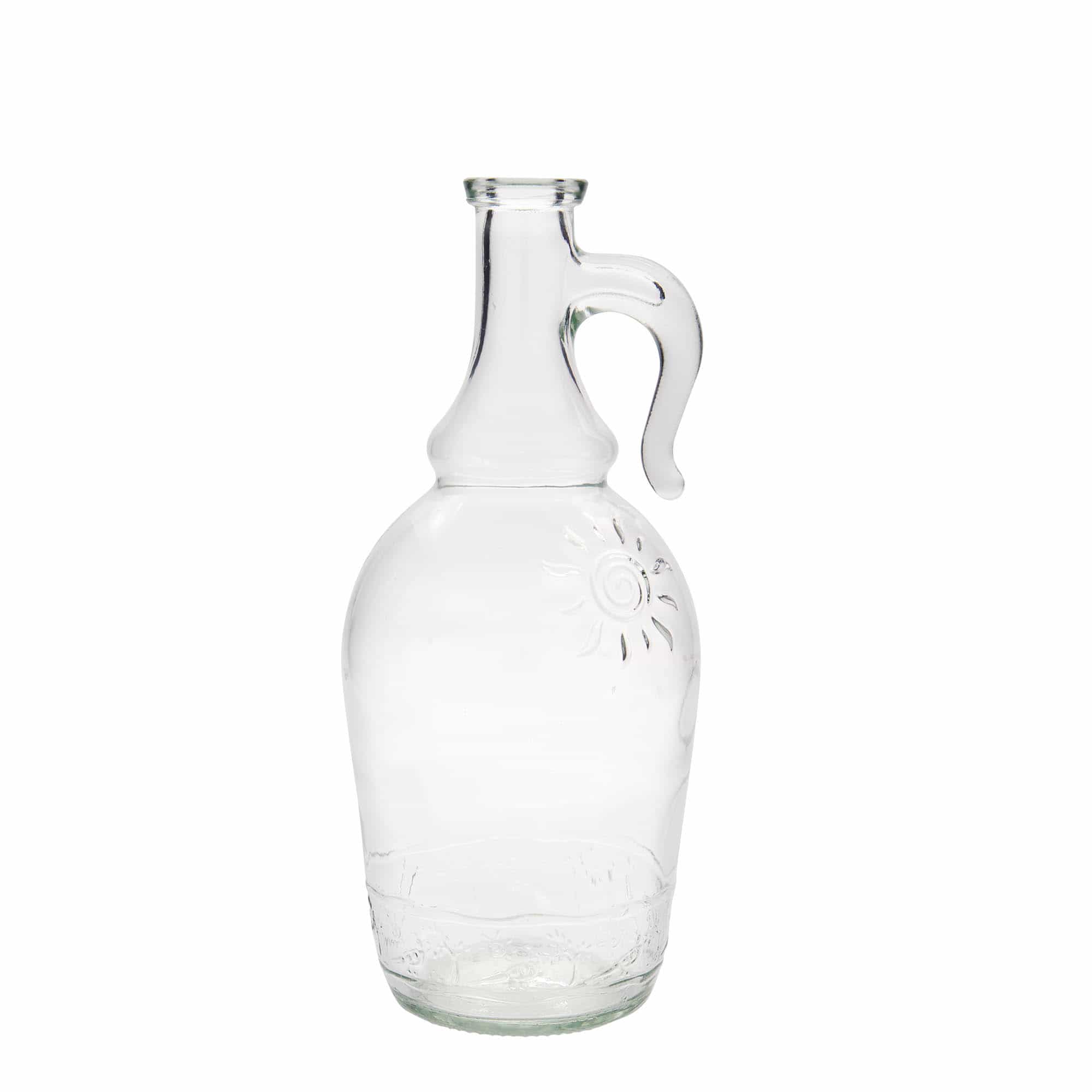 Bouteille en verre 1 000 ml 'Sunny', bouchage: bouchon