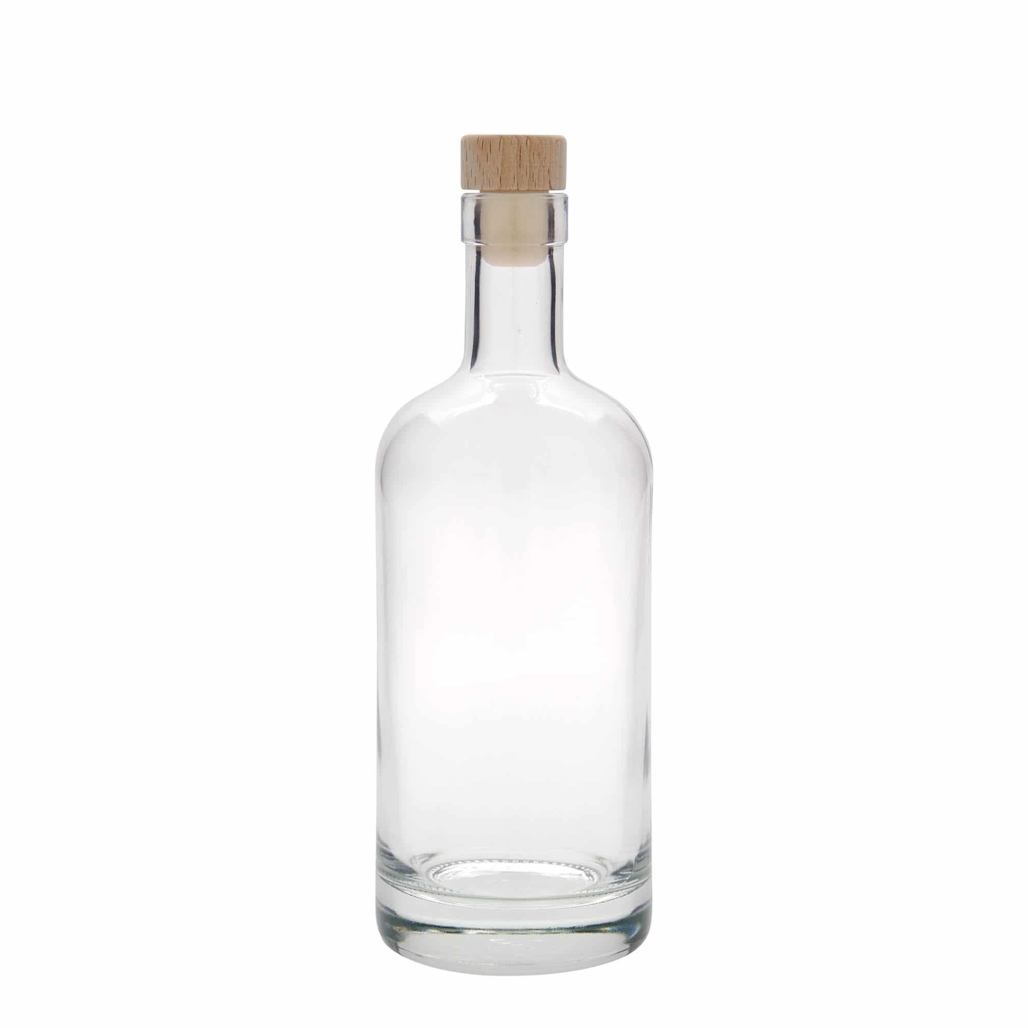 Glazen fles 'Linea Uno', 500 ml, monding: kurk