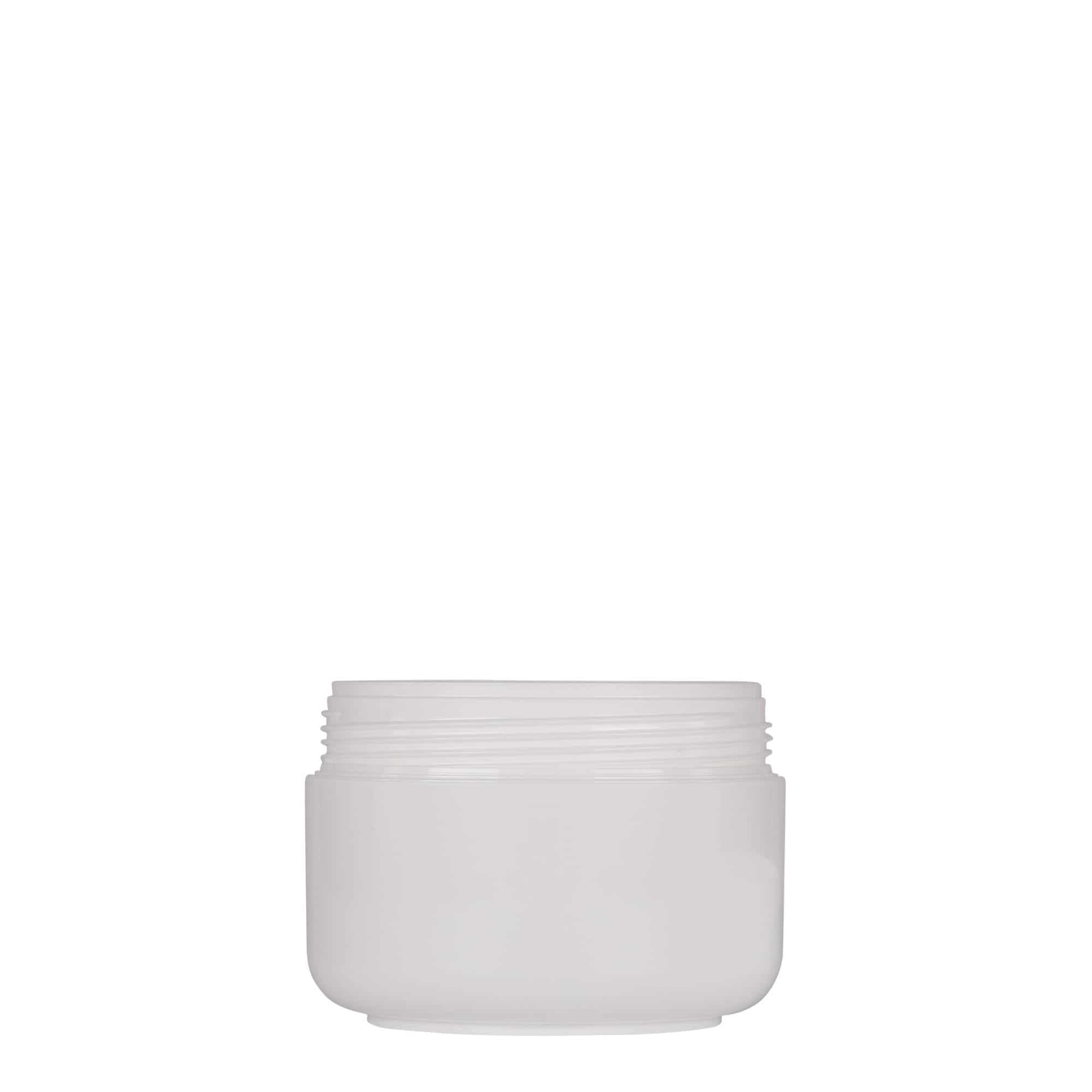 Boîte en plastique 150 ml 'Bianca', PP, blanche, bouchage: Bougage à vis