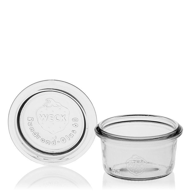 WECK-stortglas, 50 ml, monding: ronde rand