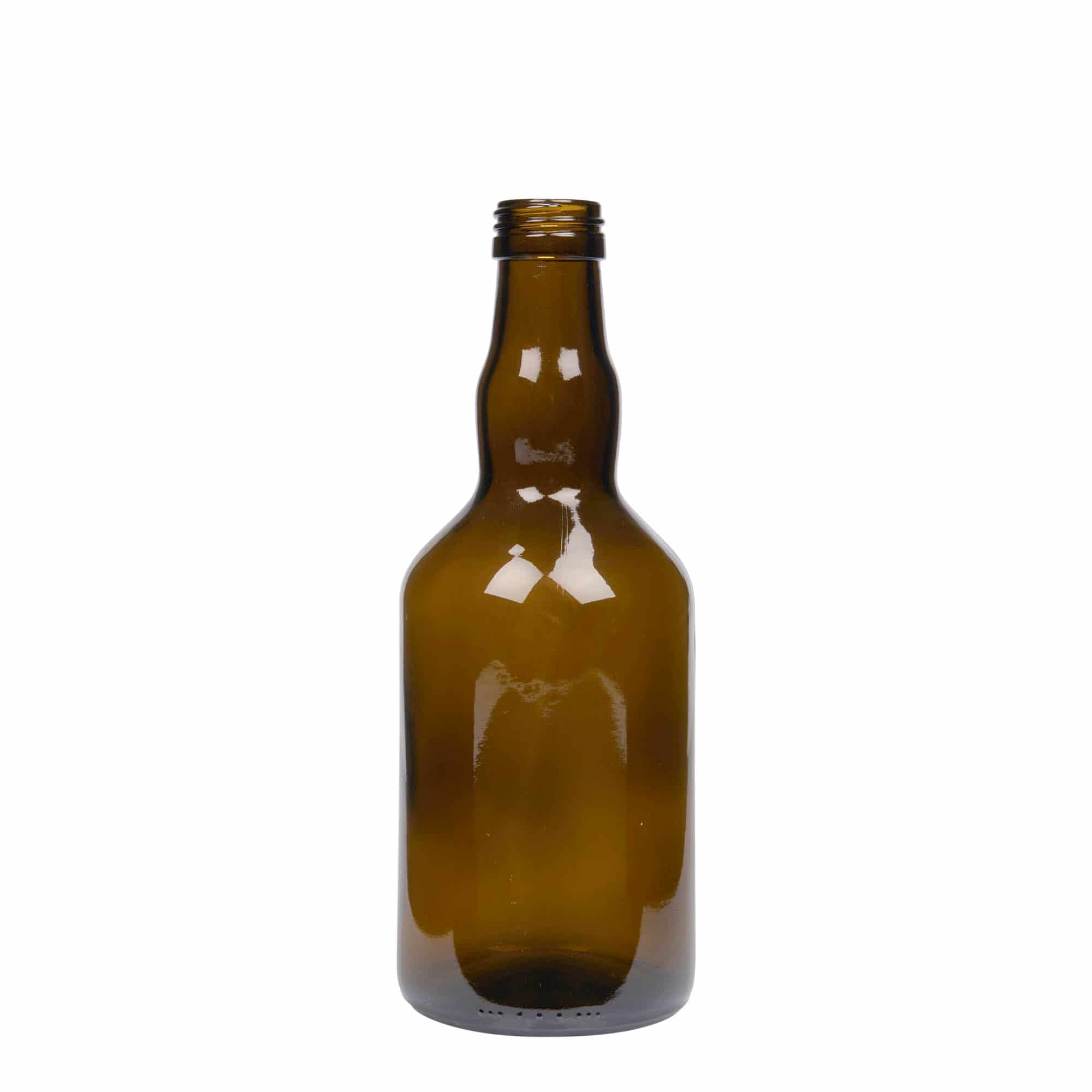 Bouteille en verre 500 ml 'Olona', vert antique, bouchage: PP 31,5