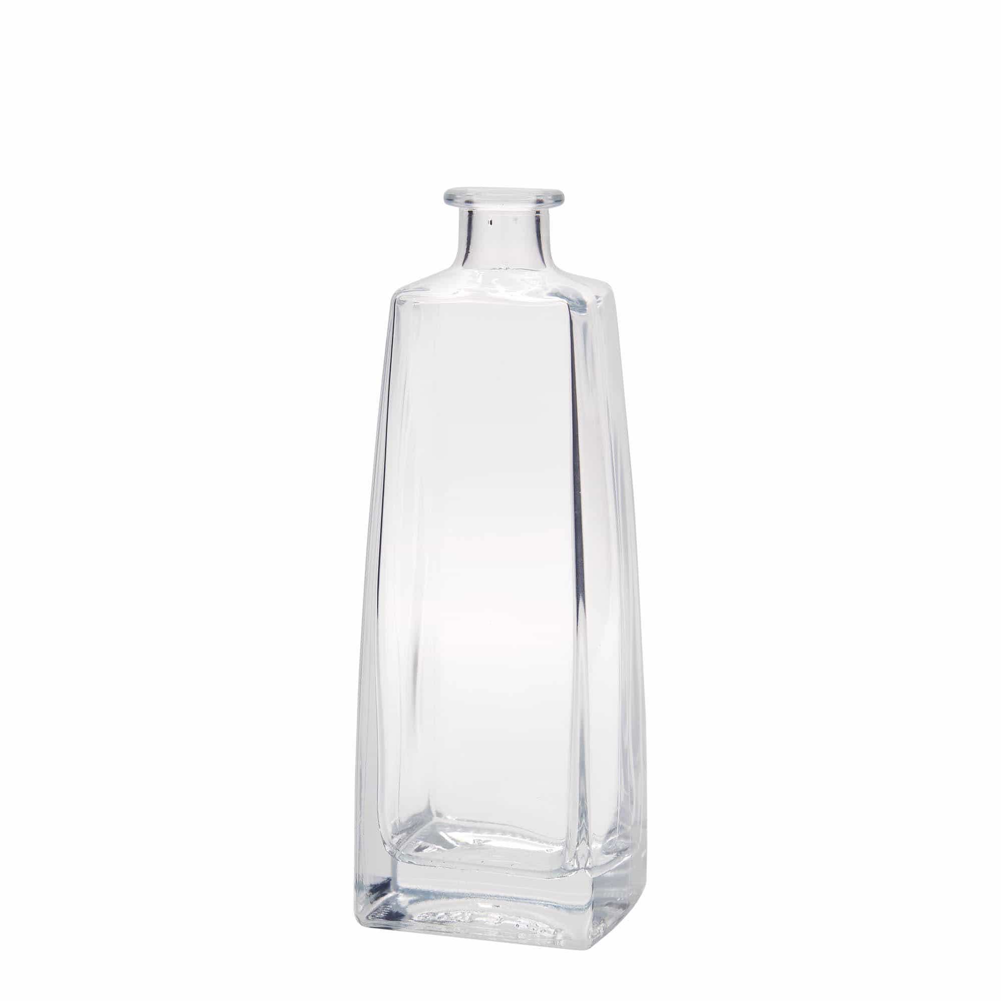 Bouteille en verre 500 ml 'Timmy', rectangulaire, bouchage: bouchon