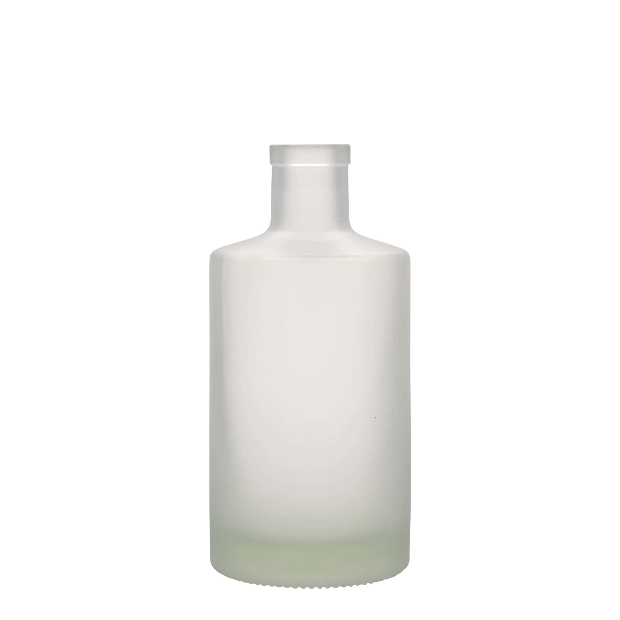 Bouteille en verre 500 ml 'Caroline', glacée, bouchage: bouchon