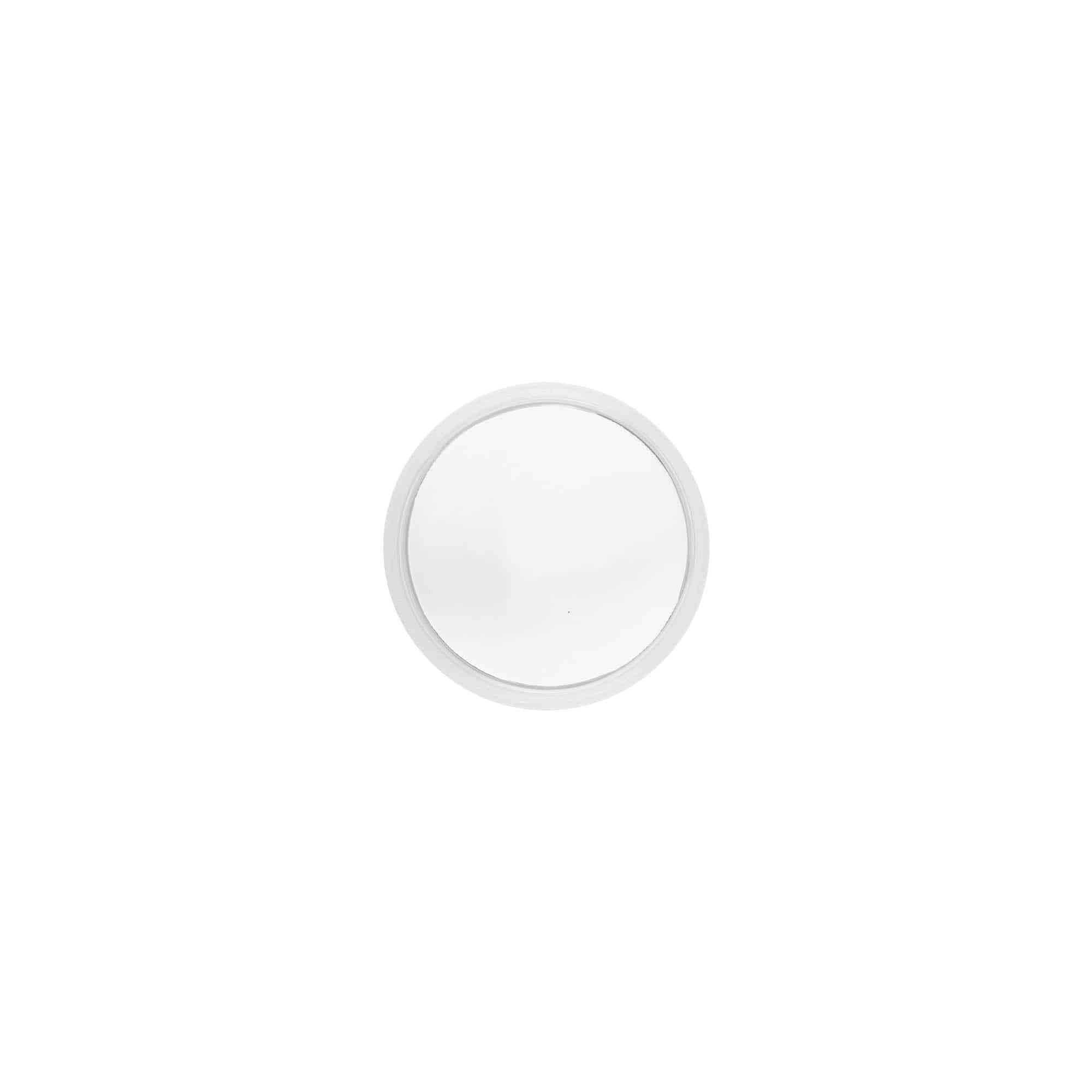 Bougage à vis 'Clear/Platin Edition', plastique PP, blanc, pour bouchage: 40/2P