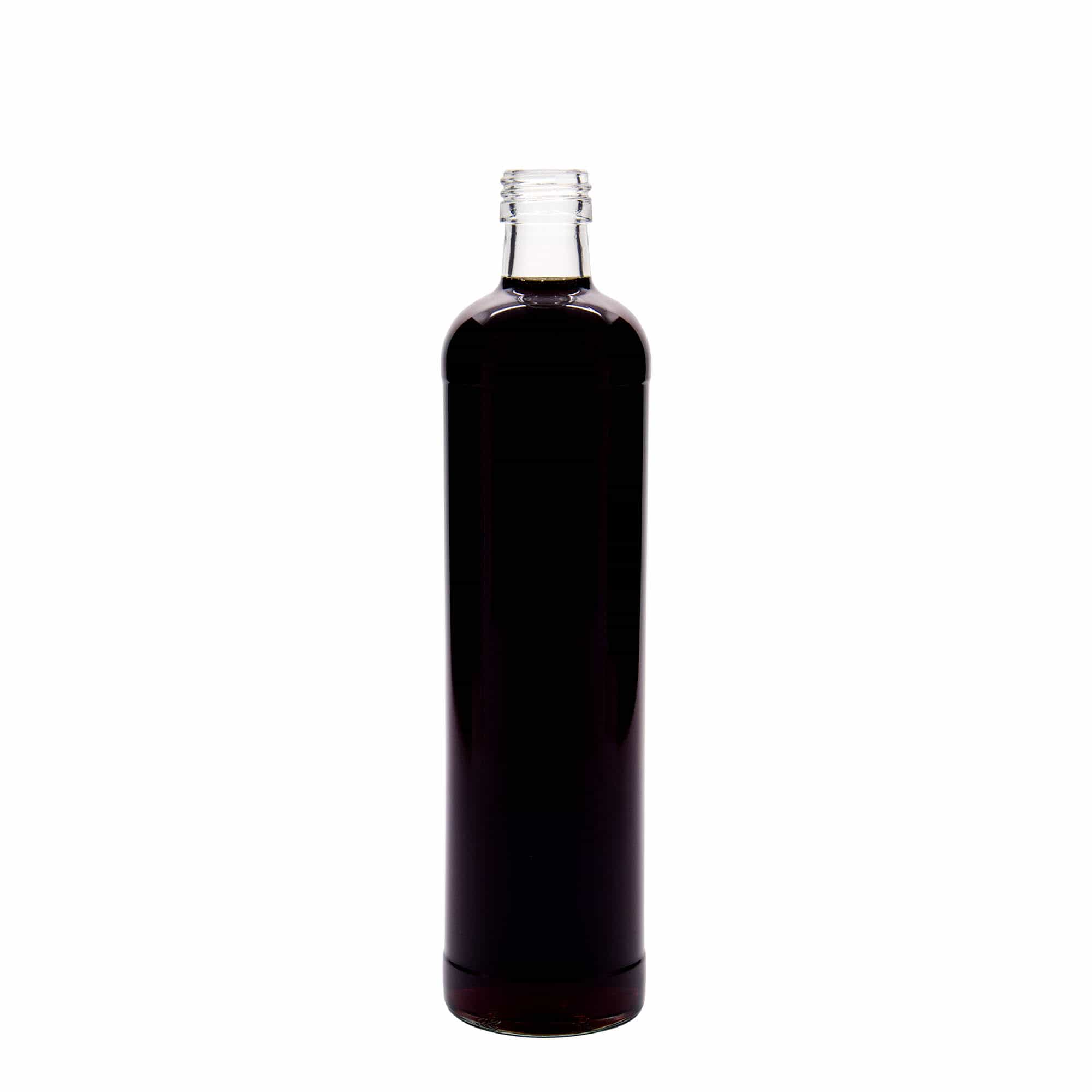 Kruikfles, 500 ml, glas, monding: PP 28