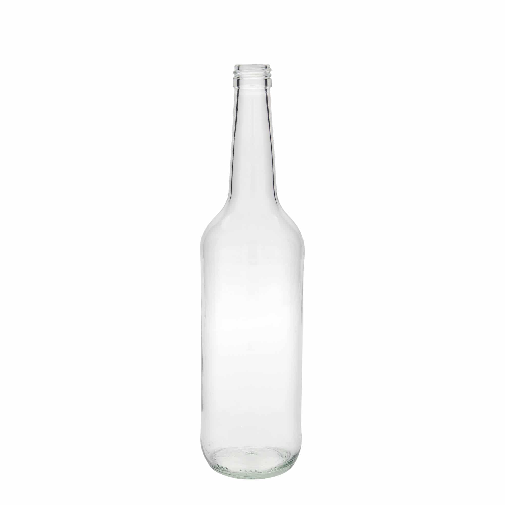 Bouteille en verre col droit 700 ml, bouchage: PP 28