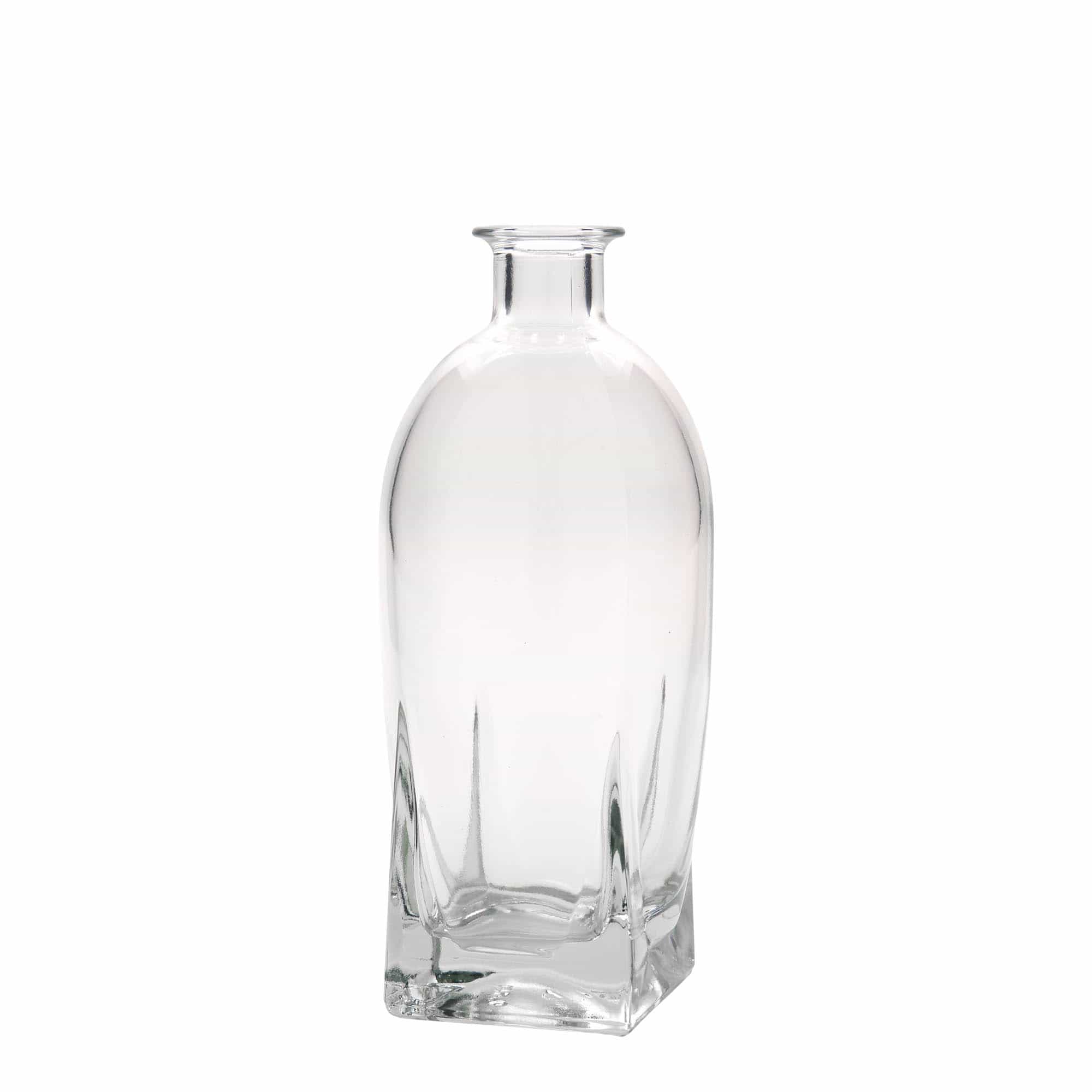 Bouteille en verre 500 ml 'Zino', carrée, bouchage: bouchon