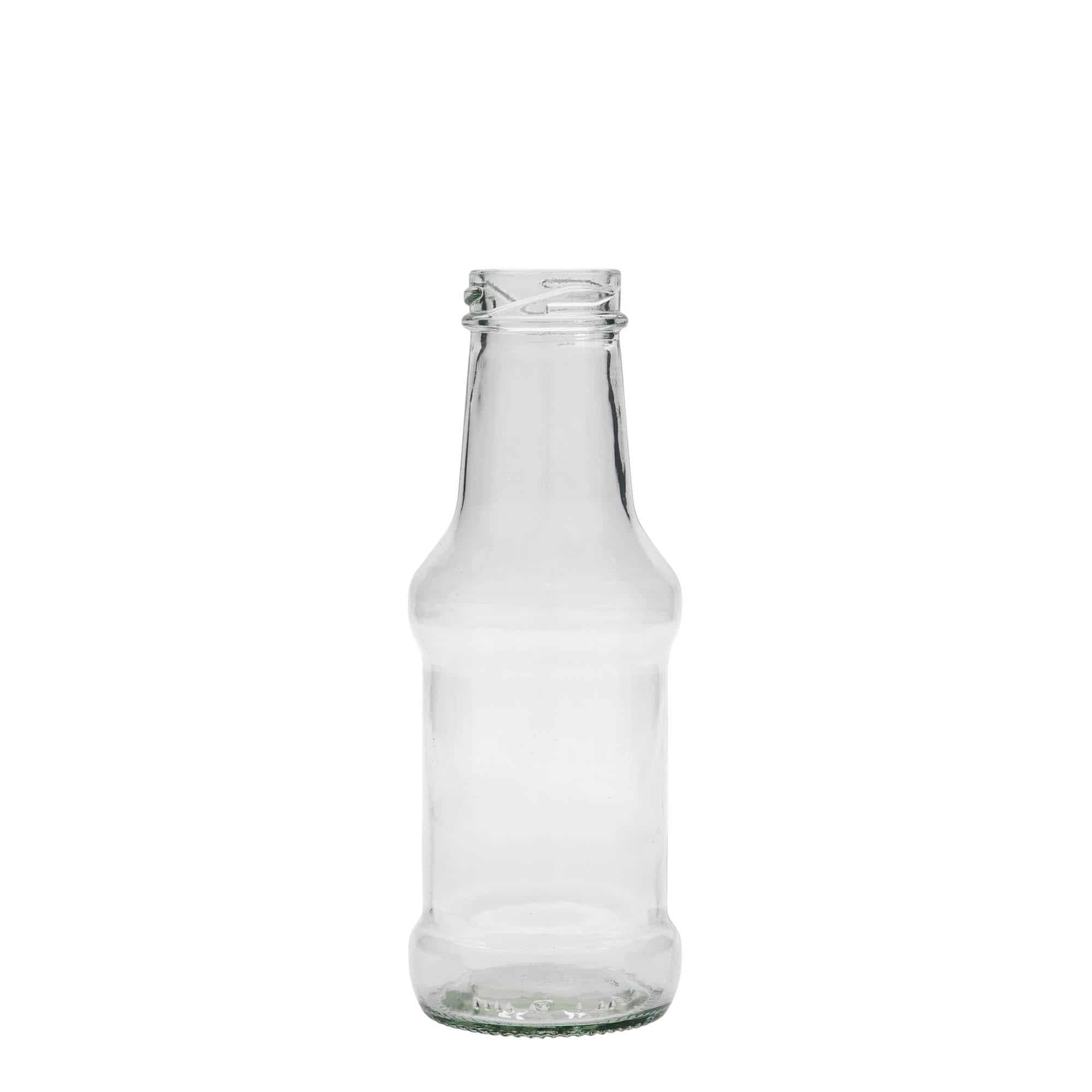 Flacon à sauce 250 ml, verre, bouchage: Twist-Off (TO 38)