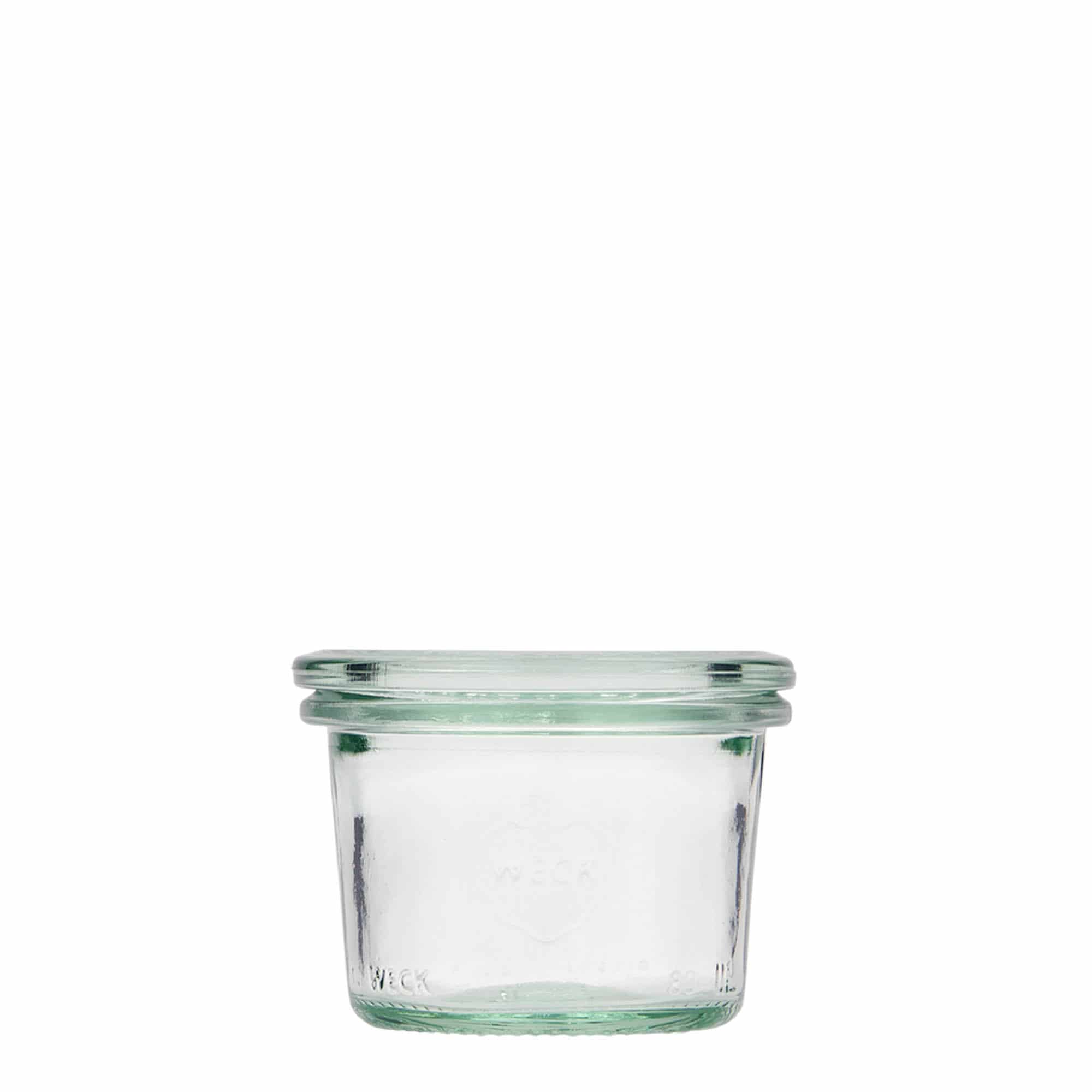 Verrine WECK 80 ml, bouchage: bords arrondis