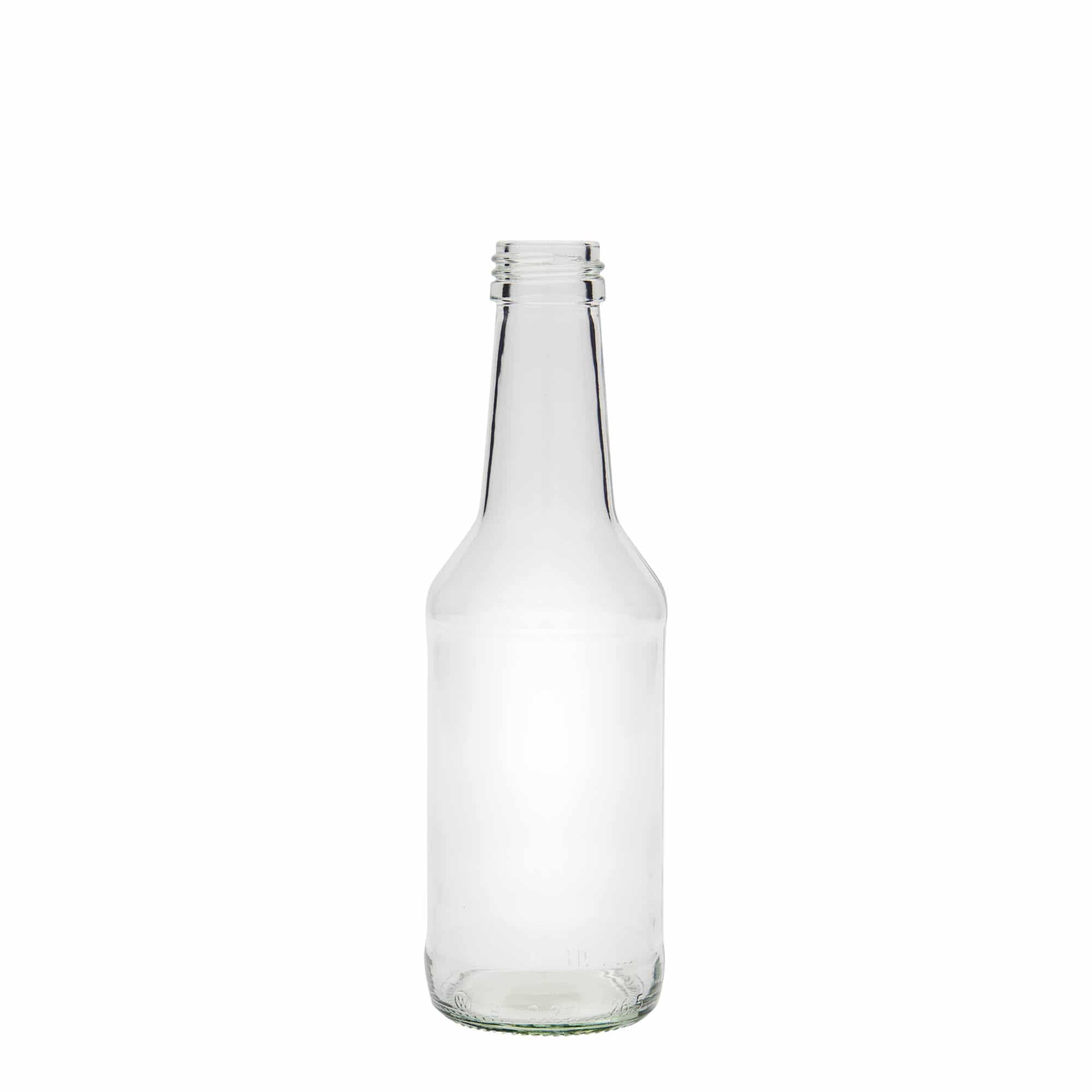 Bouteille en verre 250 ml 'Nils', bouchage: PP 28