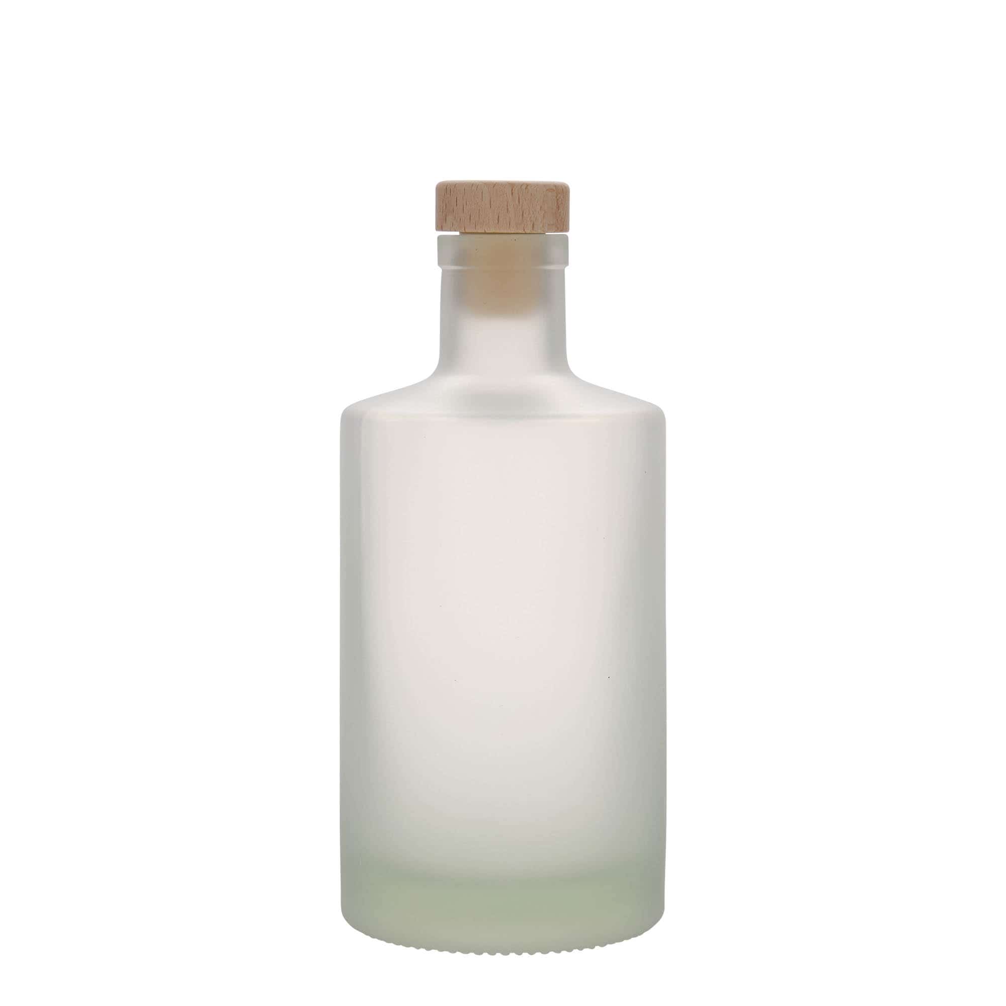 Bouteille en verre 500 ml 'Caroline', glacée, bouchage: bouchon