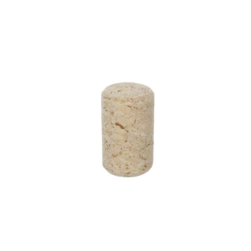 Wijnkurk, 22,5 mm, natuurkurk, beige, voor monding: kurk