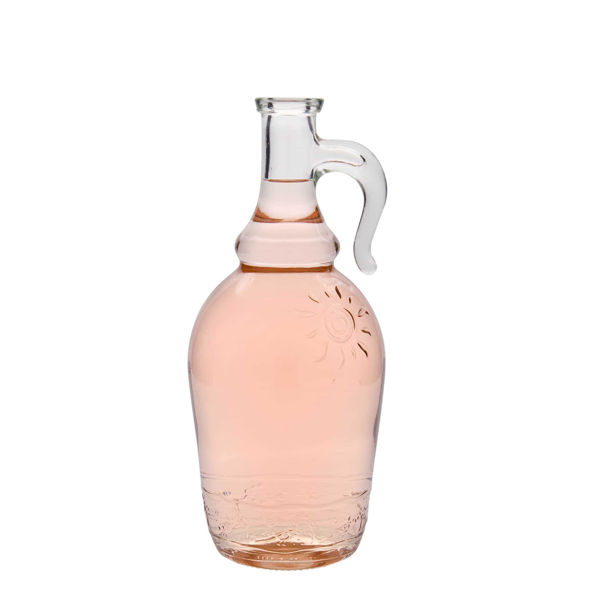 Bouteille en verre 1 000 ml 'Sunny', bouchage: bouchon