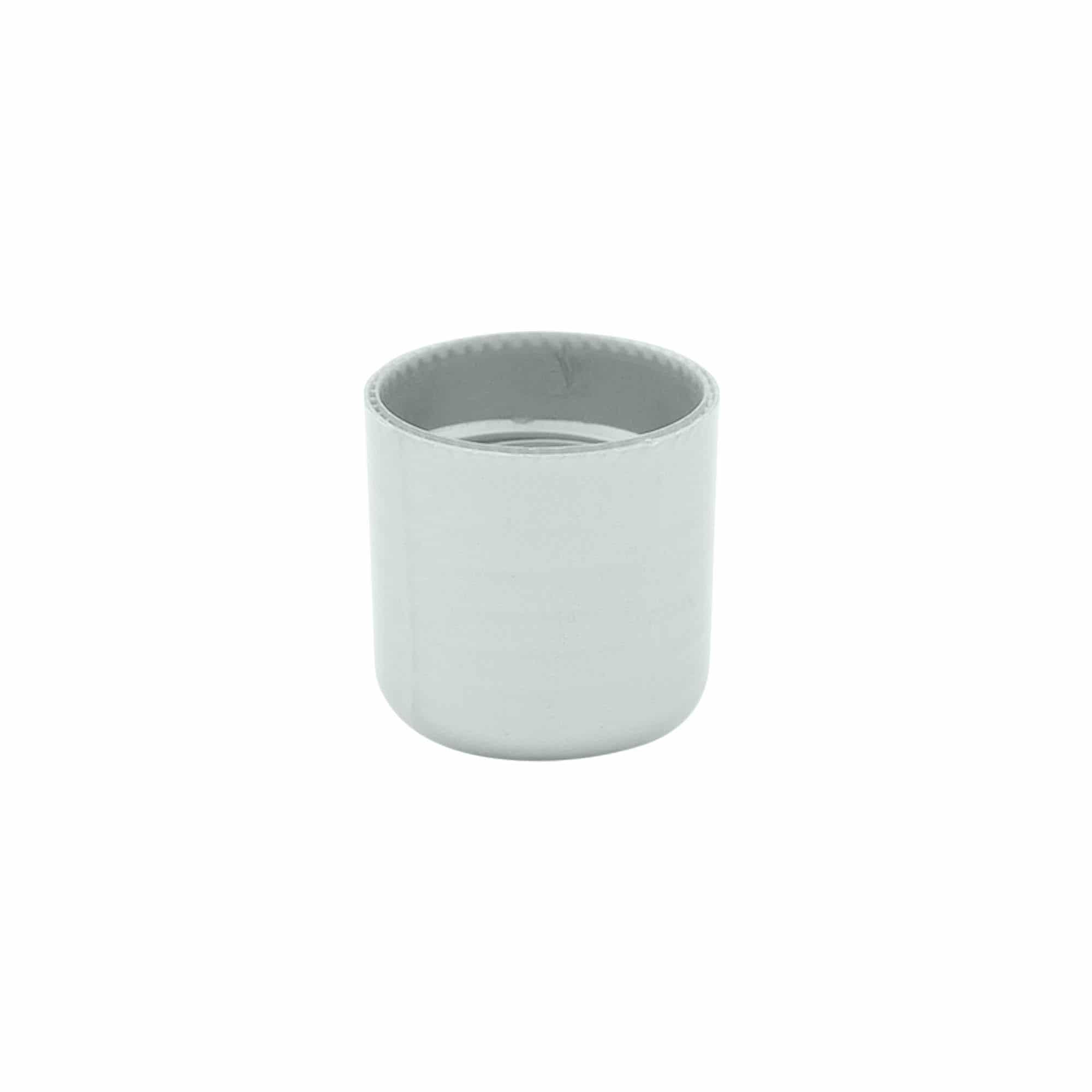 Bougage à vis avec insert de pulvérisation, plastique PP, argenté, pour bouchage: GPI 24/410