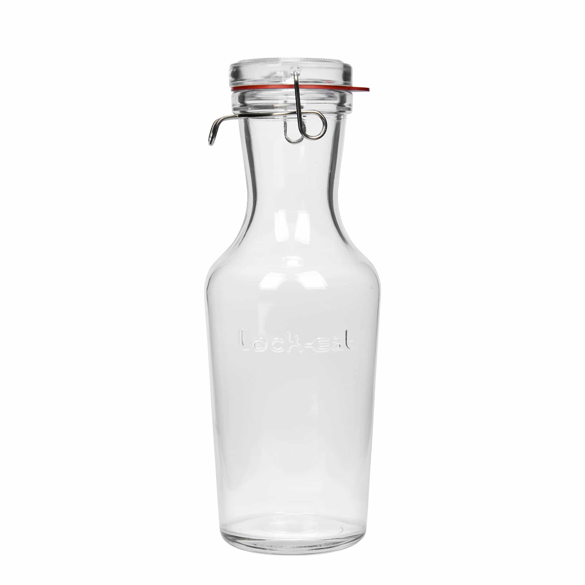 Carafe en verre 1 000 ml 'Lock-Eat', bouchage: bouchon mécanique