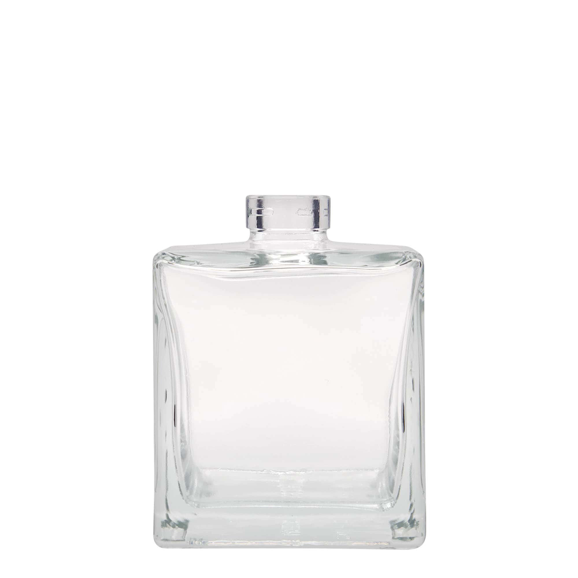 Bouteille en verre 500 ml 'Cube', carrée, bouchage: bouchon