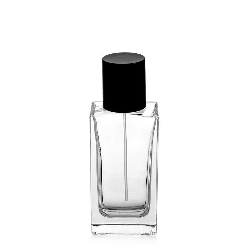 Flacon en verre 50 ml 'St. Tropez', rectangulaire