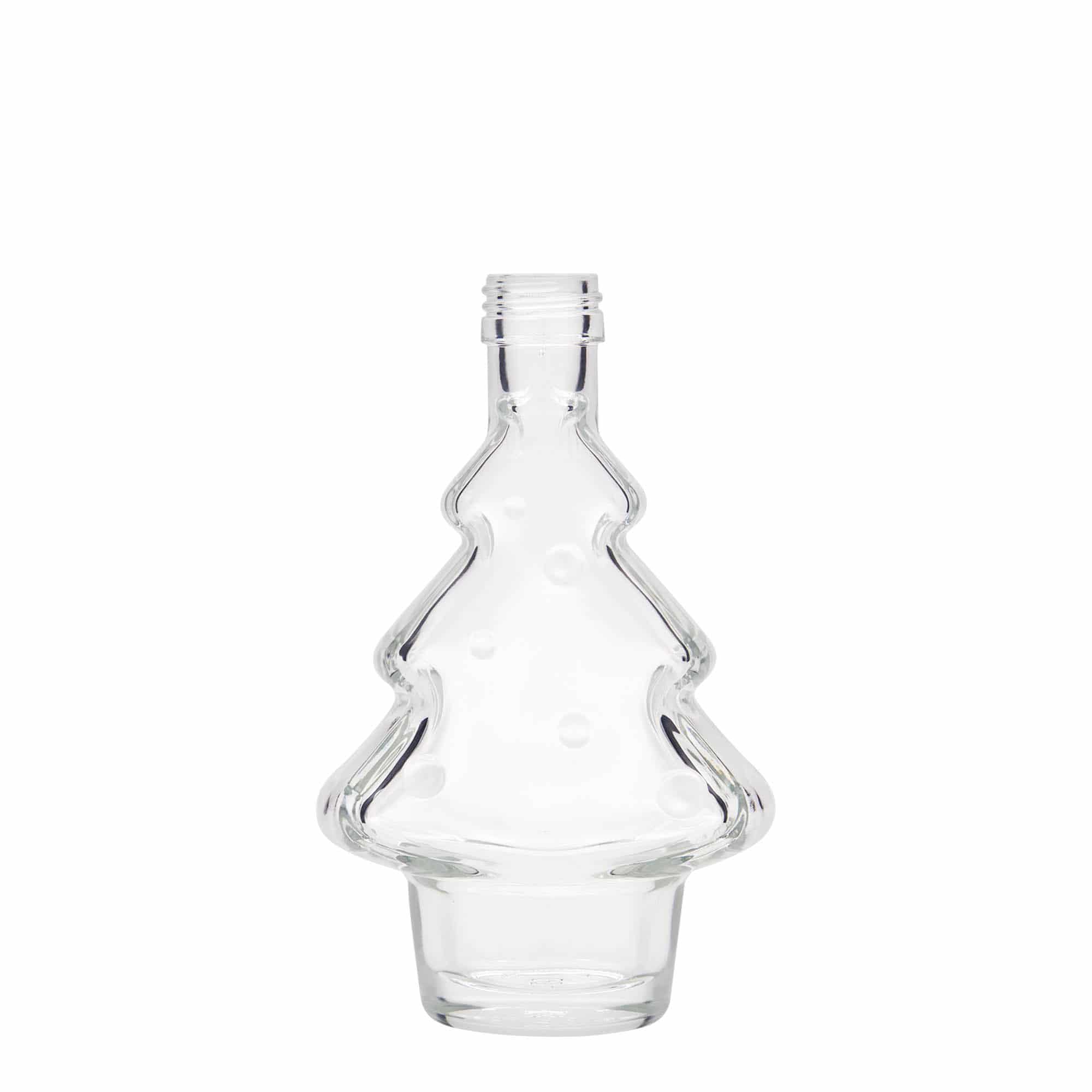 Bouteille en verre 200 ml 'Sapin', bouchage: PP 28