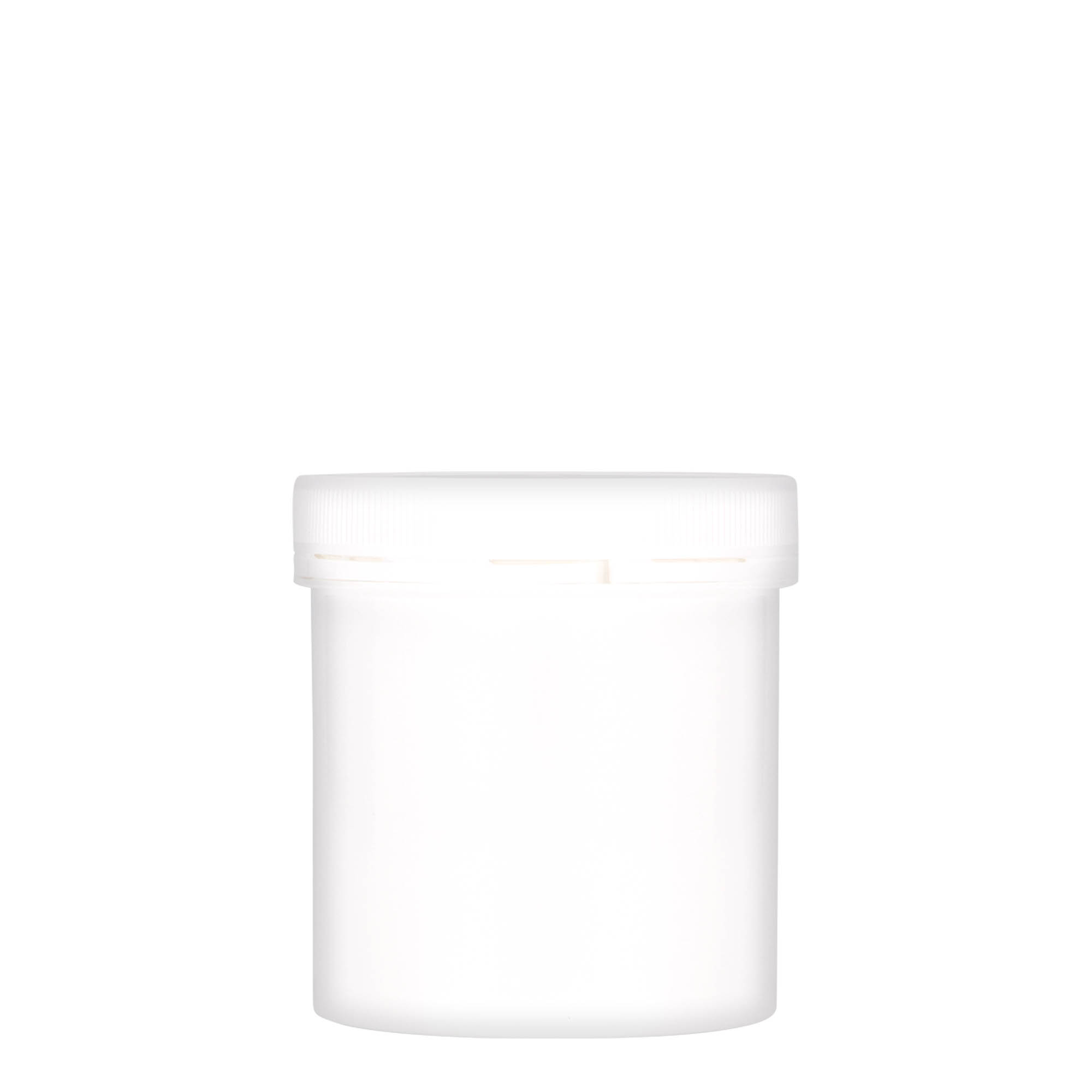 Plastic pot 'Securilock', 250 ml, PP, wit, monding: schroefsluiting