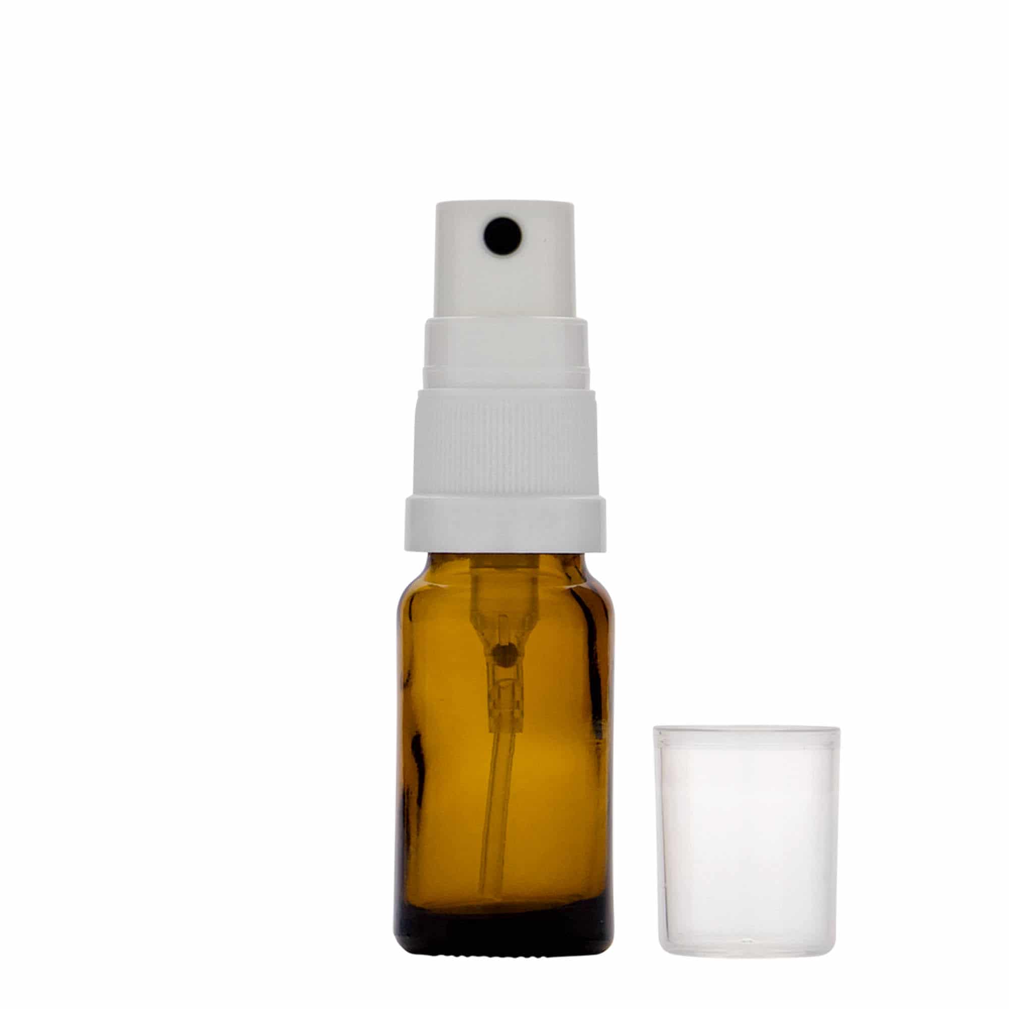 Flacon vaporisateur médical 10 ml, verre, brun, bouchage: DIN 18