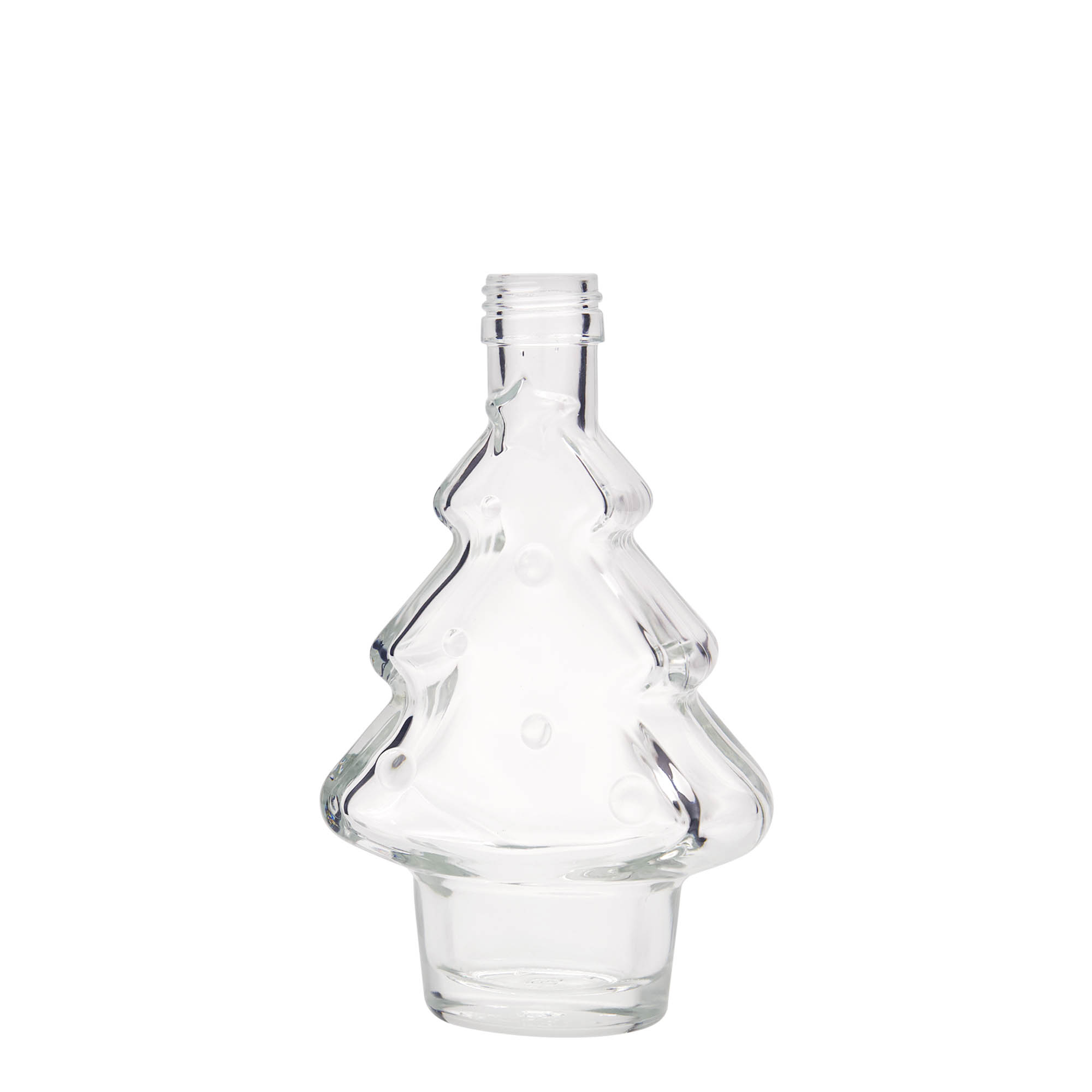 Bouteille en verre 200 ml 'Sapin', bouchage: PP 28