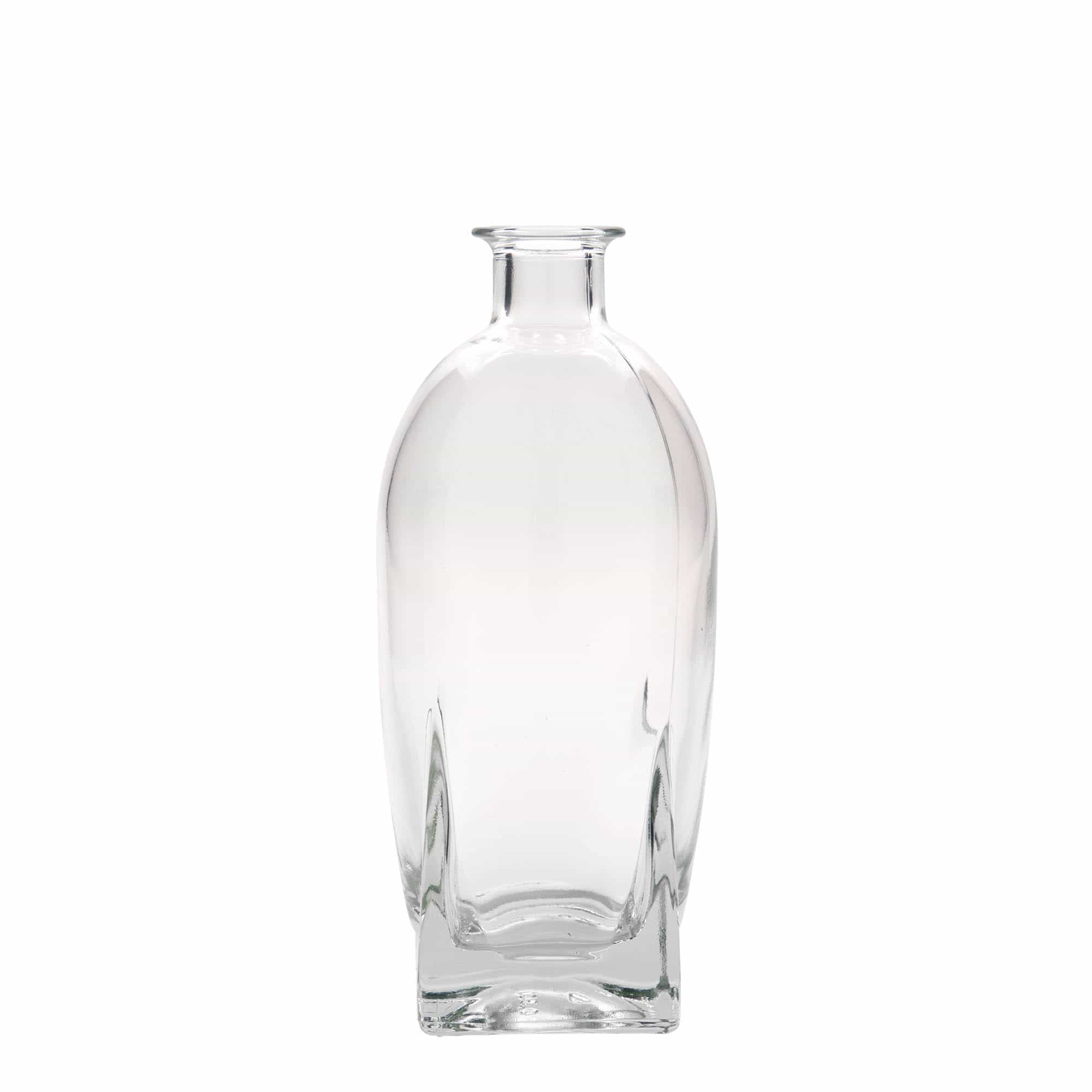 Bouteille en verre 500 ml 'Zino', carrée, bouchage: bouchon