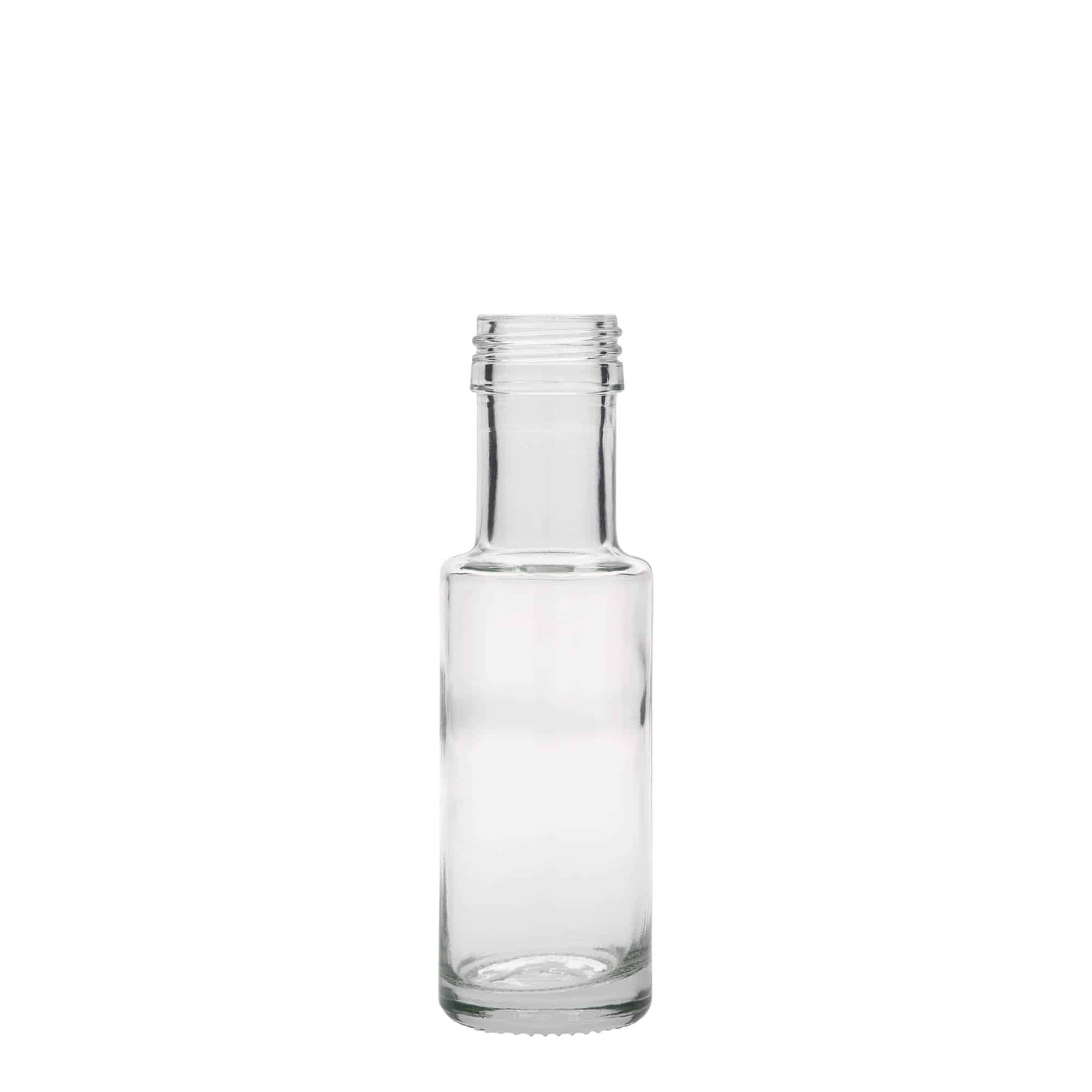 Glazen fles 'Dorica', 100 ml, monding: PP 31,5