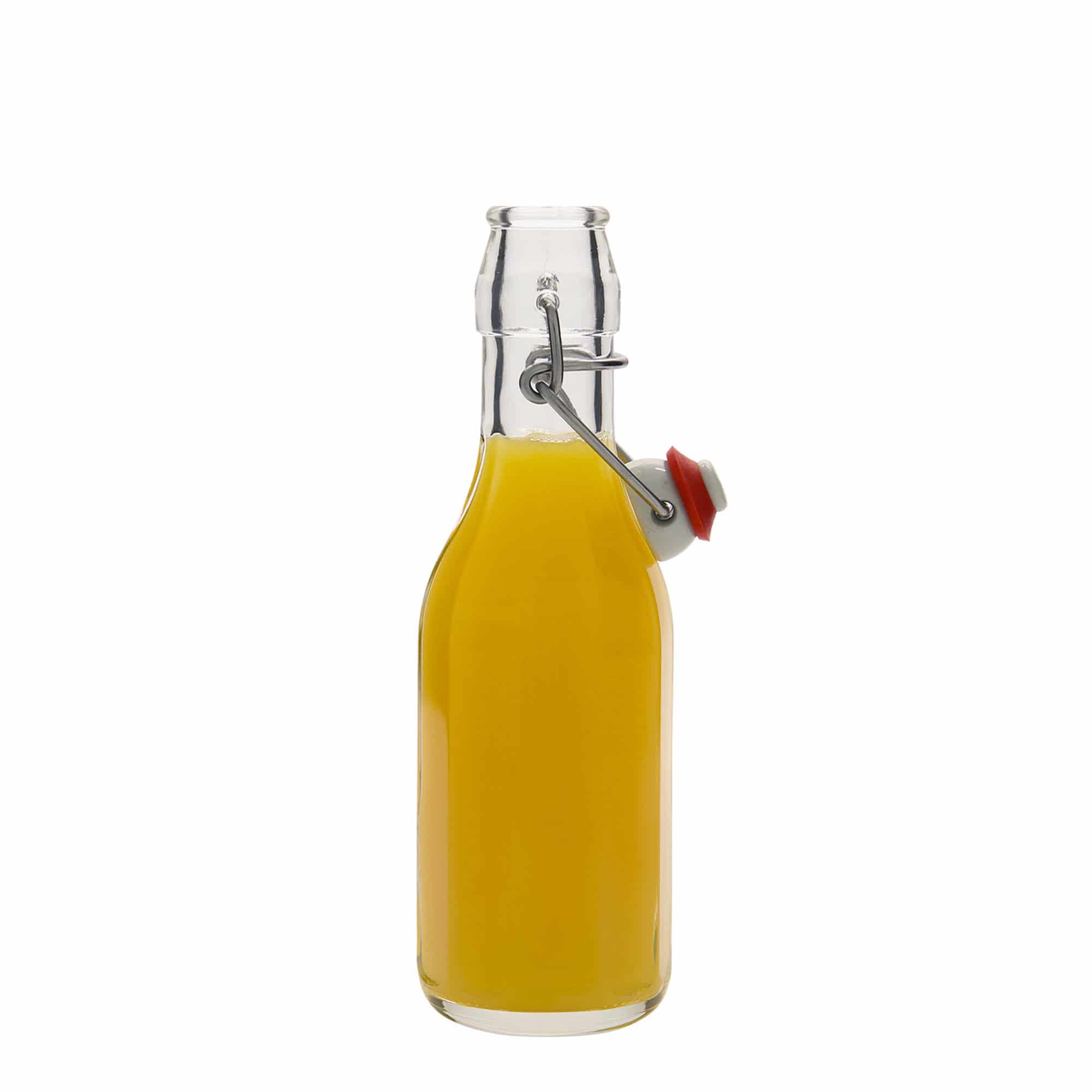 Bouteille en verre 250 ml 'Bravo', décagonale, bouchage: bouchon mécanique