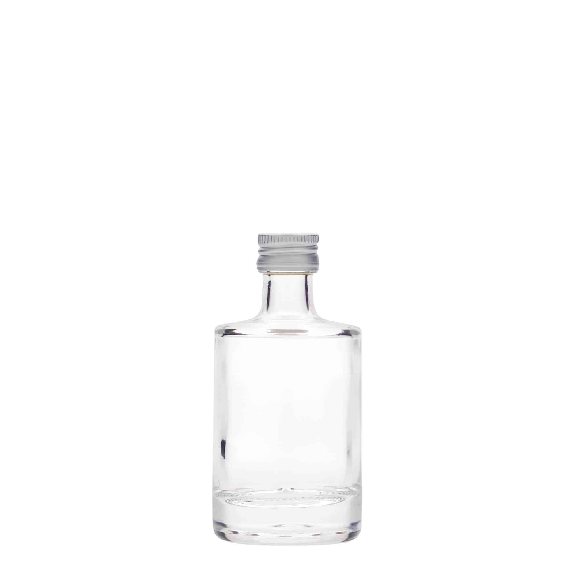 Bouteille en verre 50 ml 'Aventura', bouchage: PP 18