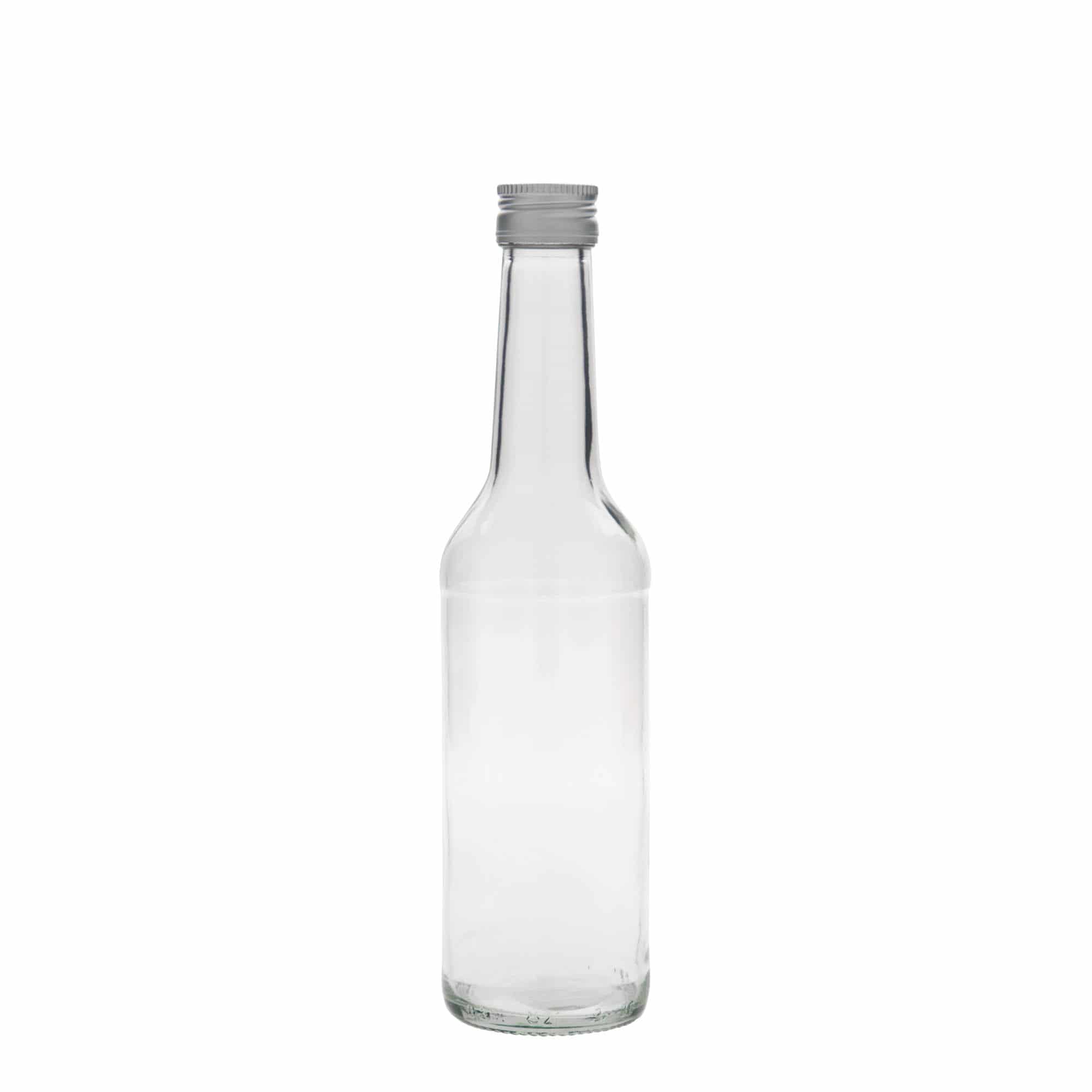 Bouteille en verre col droit 350 ml, bouchage: PP 28