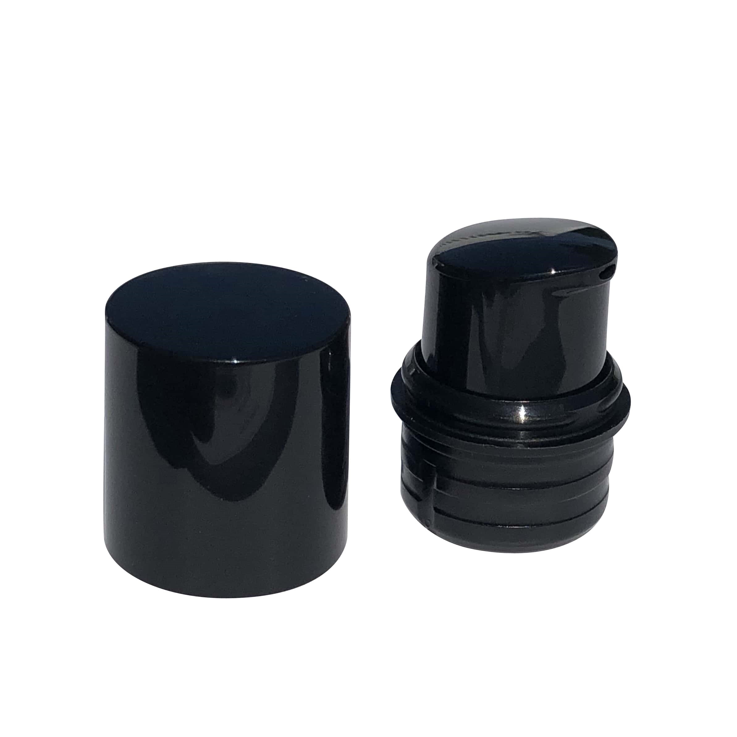 Flacon airless tête de pompe 'Nano', plastique PP, noir