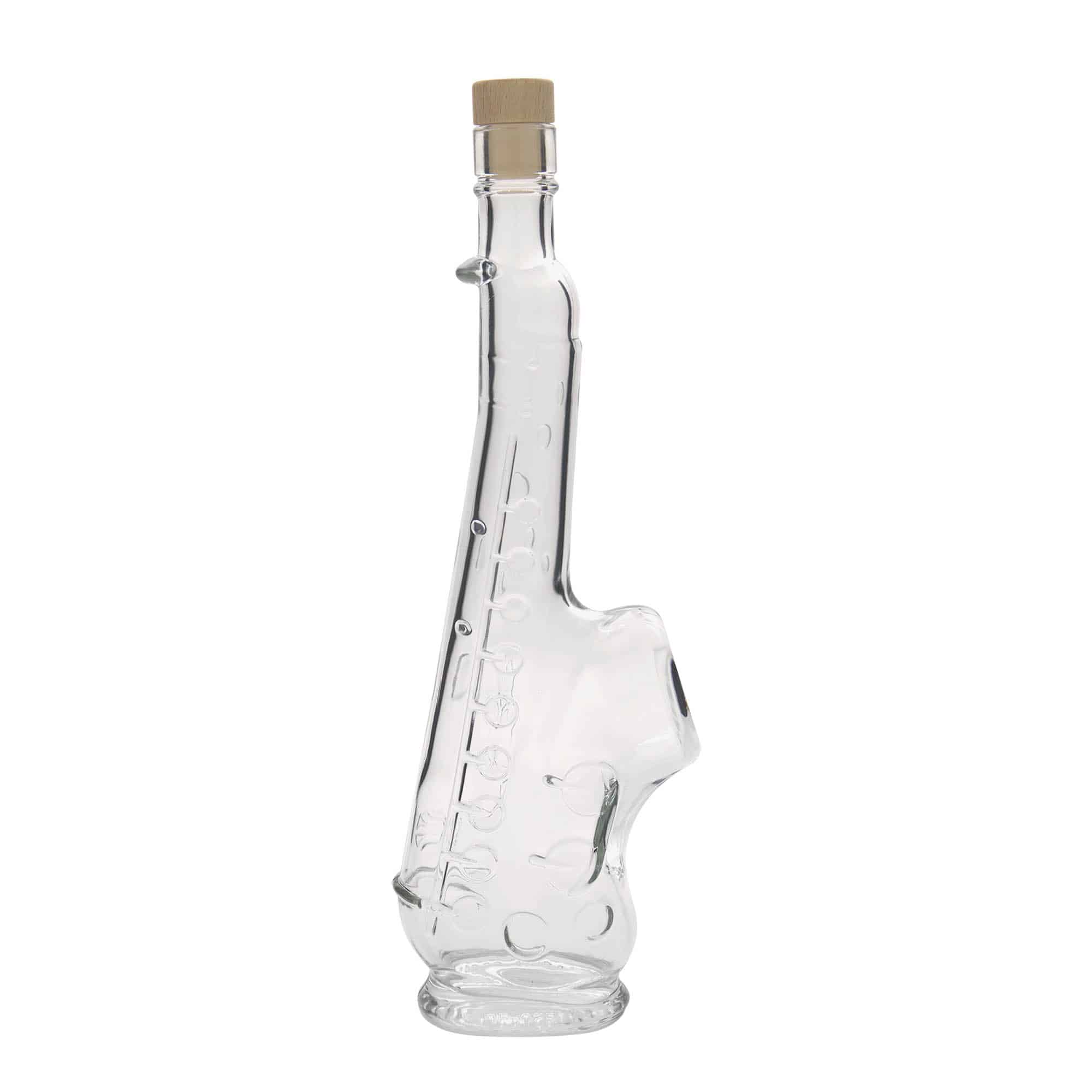 Bouteille en verre 500 ml 'Saxophone', bouchage: bouchon