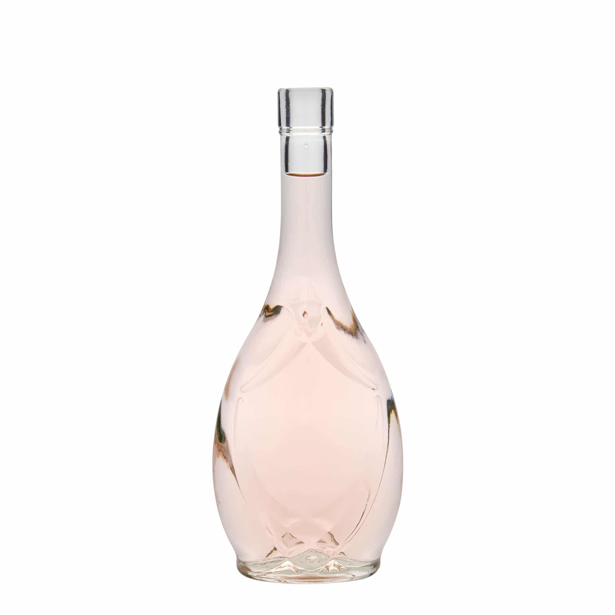 Bouteille en verre 500 ml 'Saragossa', ovale, bouchage: bouchon