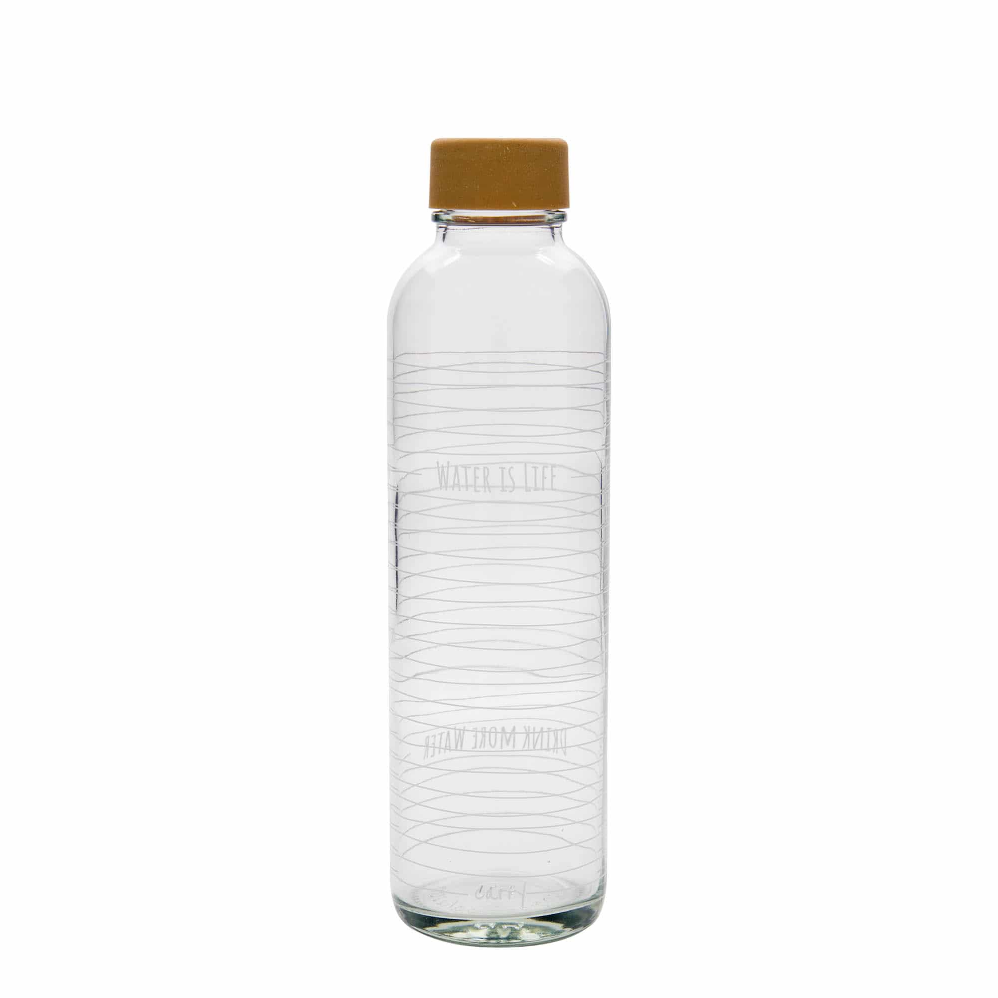 Gourde 700 ml 'CARRY Bottle', motif : Water is Life, bouchage: Bougage à vis