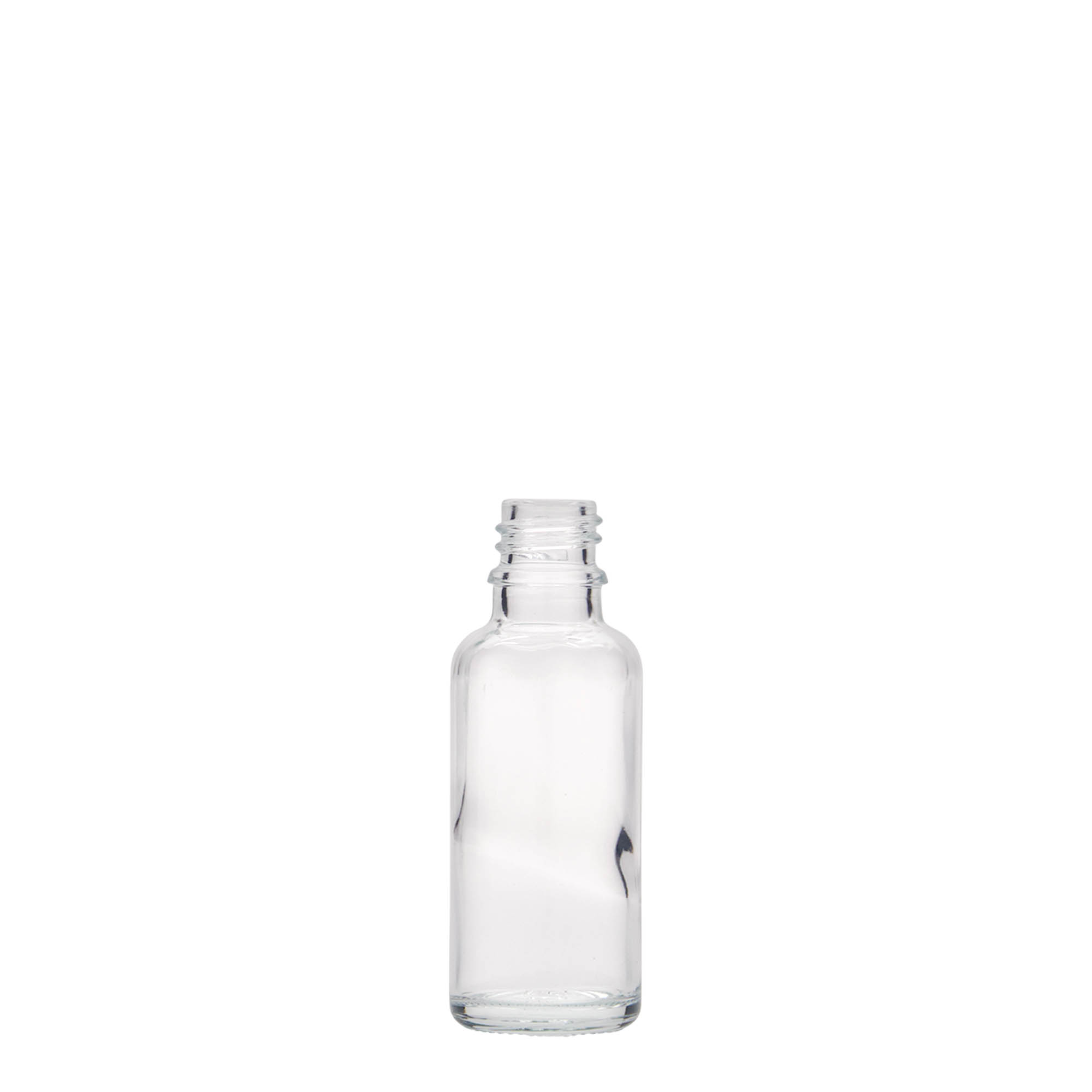 Medicijnfles, 30 ml, glas, monding: DIN 18