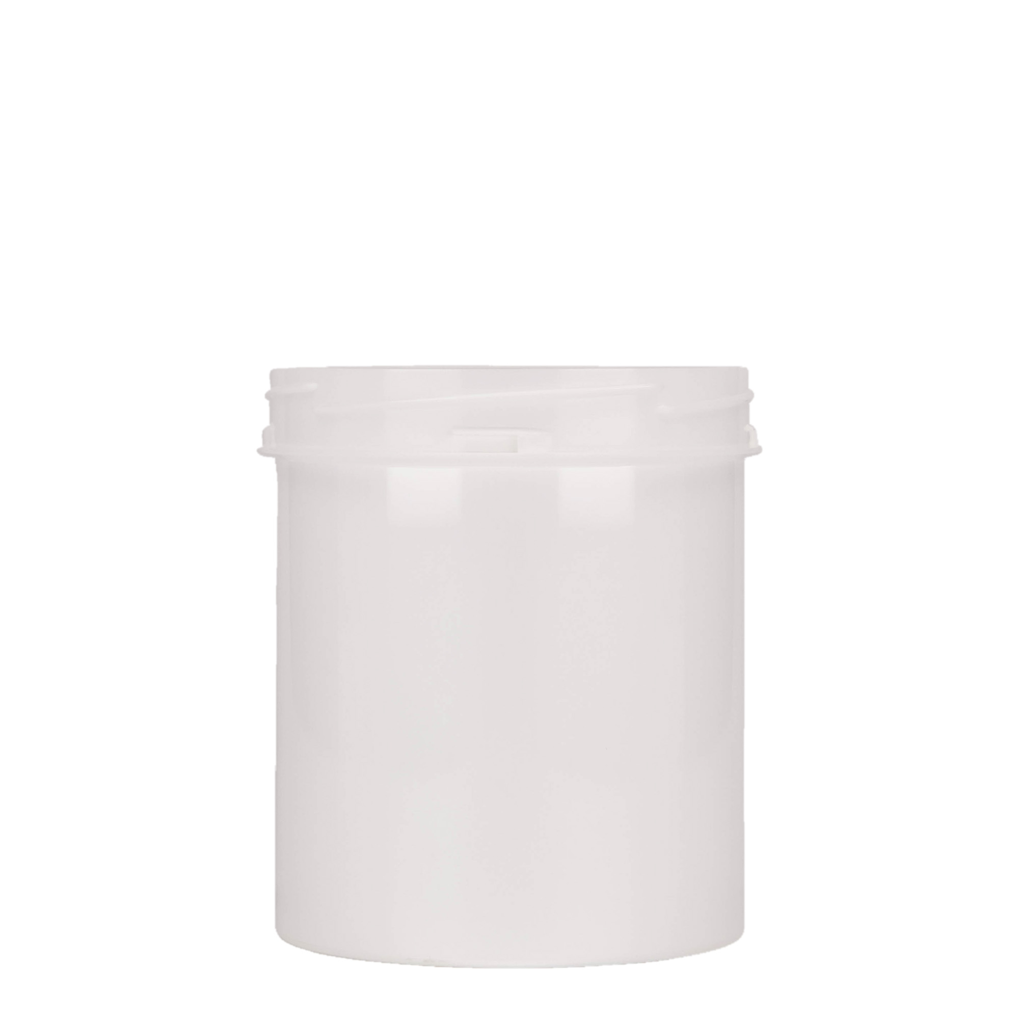 Boîte en plastique 500 ml 'Securilock', PP, blanche, bouchage: Bougage à vis