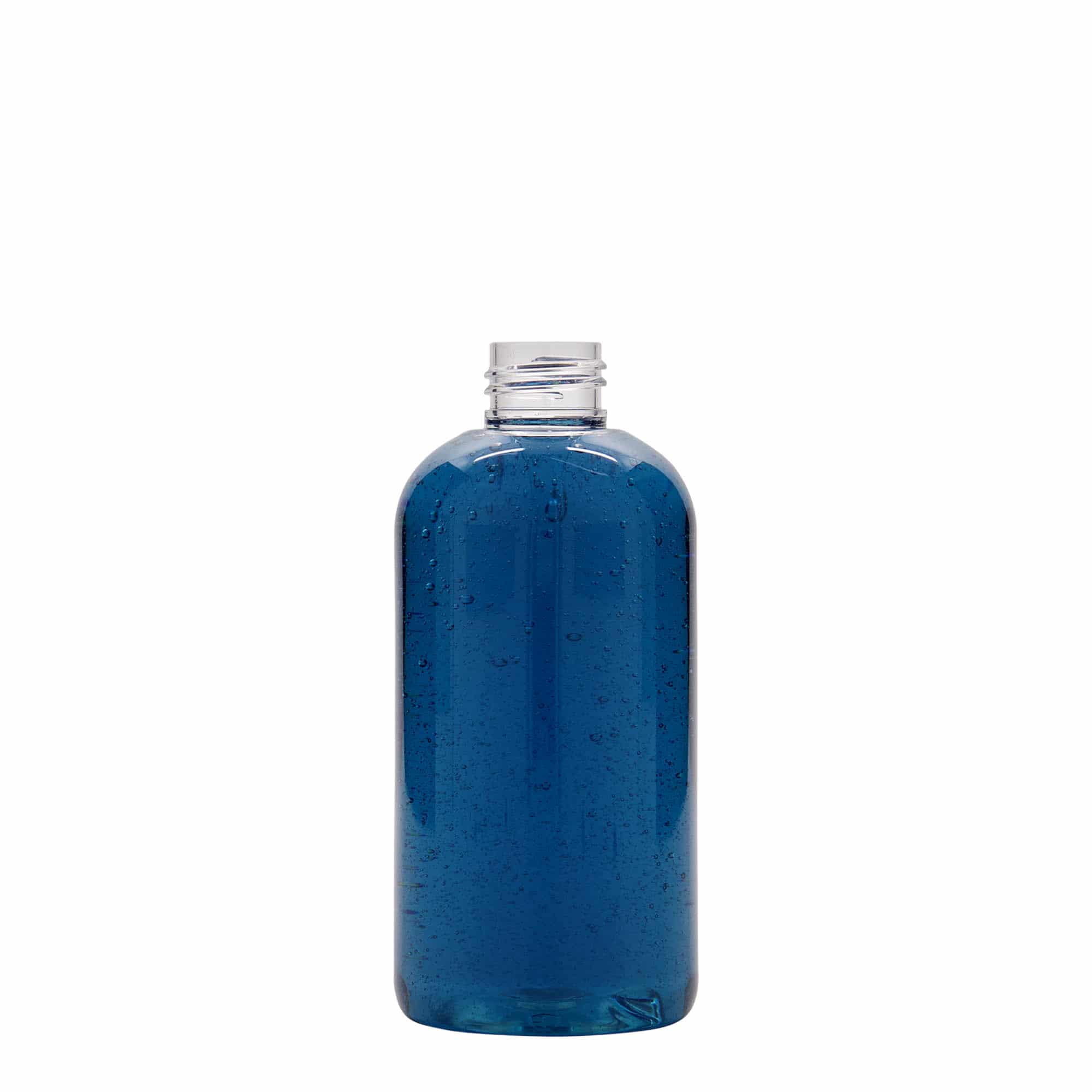 Bouteille en PET 250 ml 'Boston', plastique, bouchage: GPI 24/410